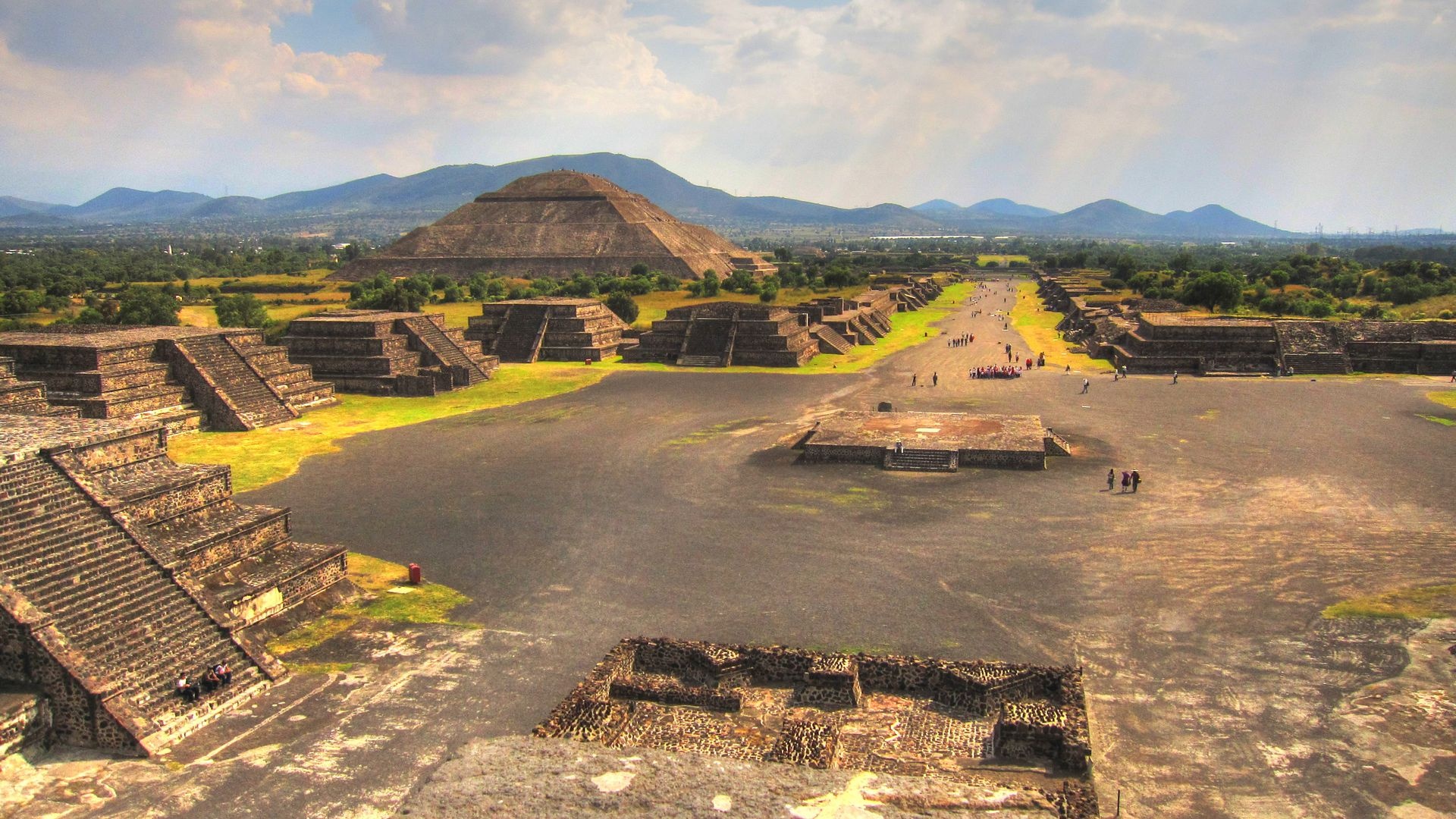 Teotihuacan, Travels, Past life, City, 1920x1080 Full HD Desktop