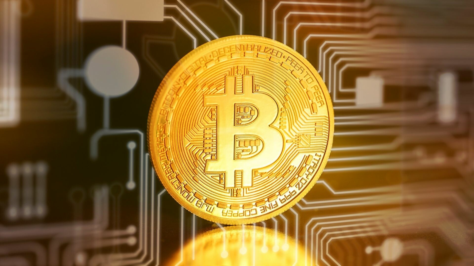 Bitcoin: BTCUSD, A digital or virtual currency created, 2009. 1920x1080 Full HD Wallpaper.