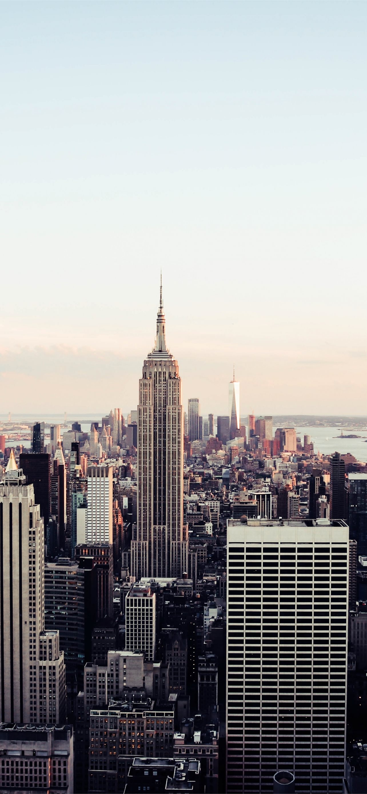 New York Cityscape buildings, Empire State, iPhone wallpapers, Urban beauty, 1290x2780 HD Handy