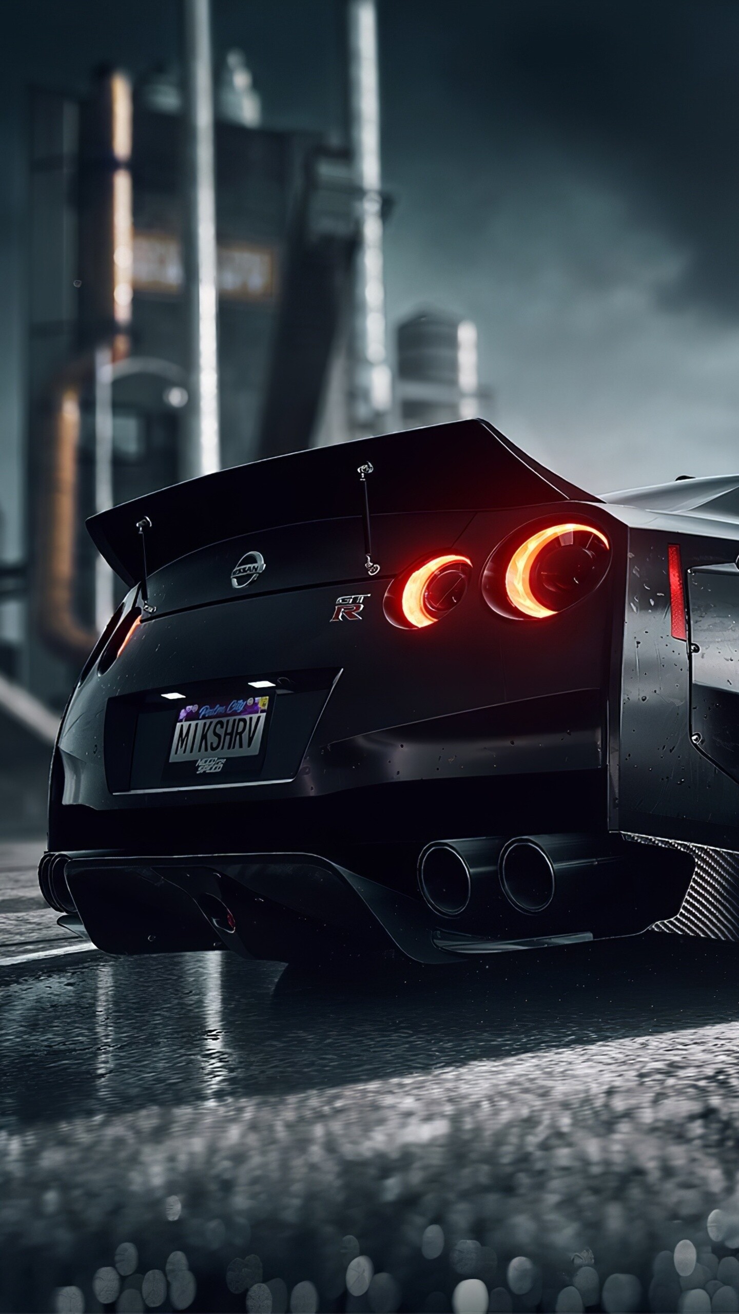 Need for Speed: Heat, Racing game series, Nissan GTR. 1440x2560 HD Wallpaper.