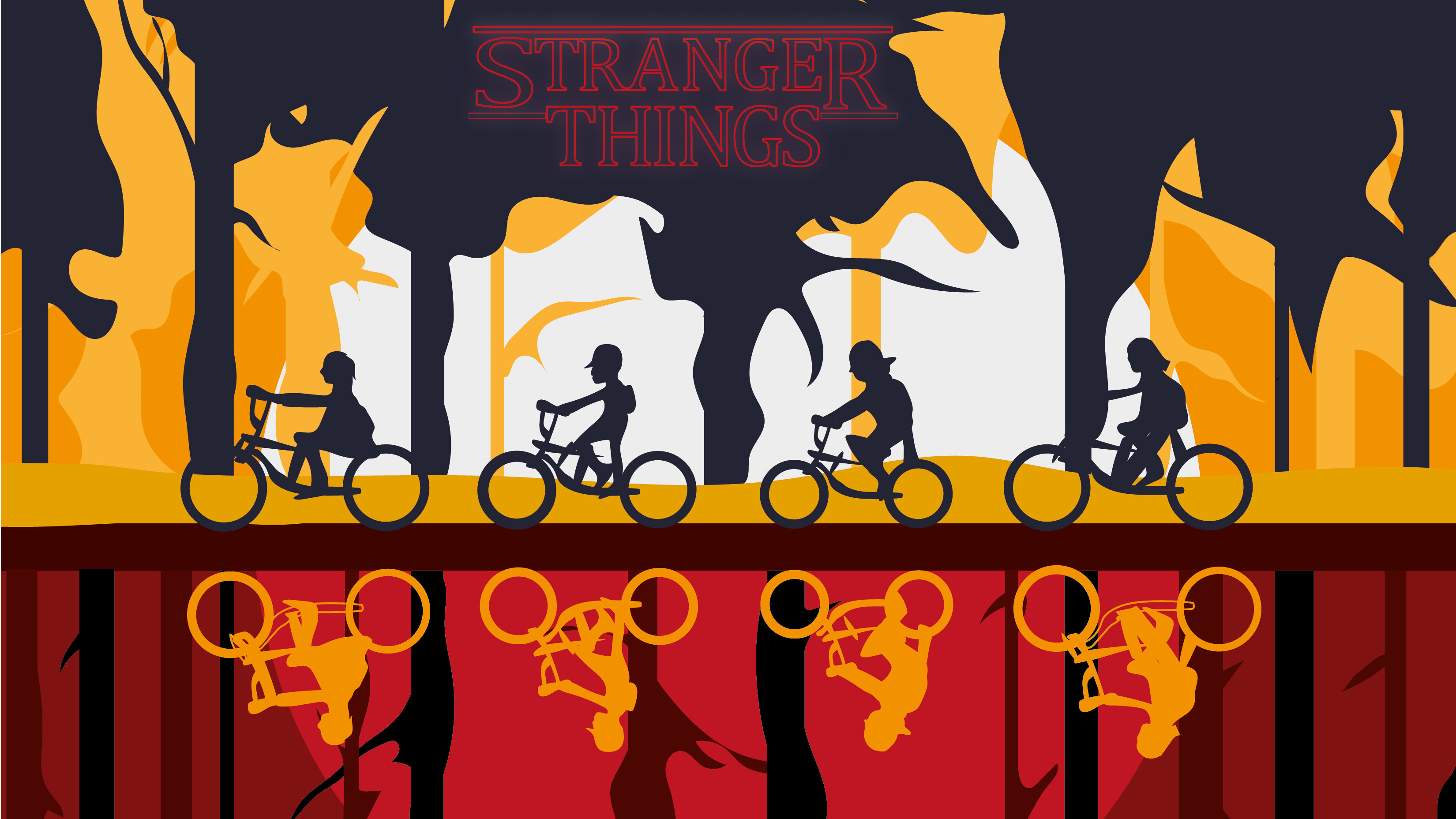 Stranger Things: Season 3 was released worldwide on Netflix on July 4, 2019. 3300x1860 HD Wallpaper.