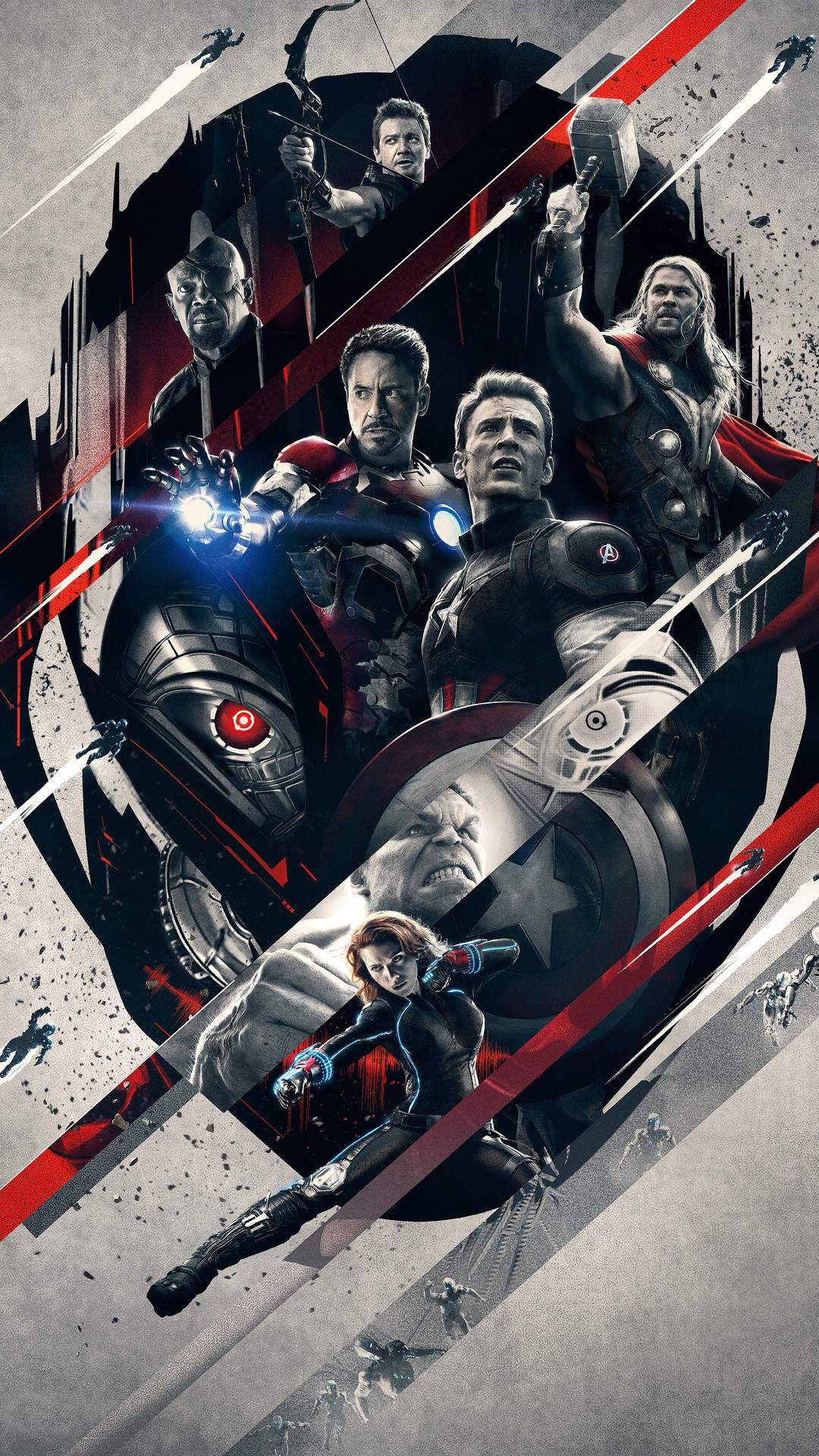Avengers: Age of Ultron, Superhero iPhone wallpaper, High-resolution images, 1080x1920 Full HD Phone