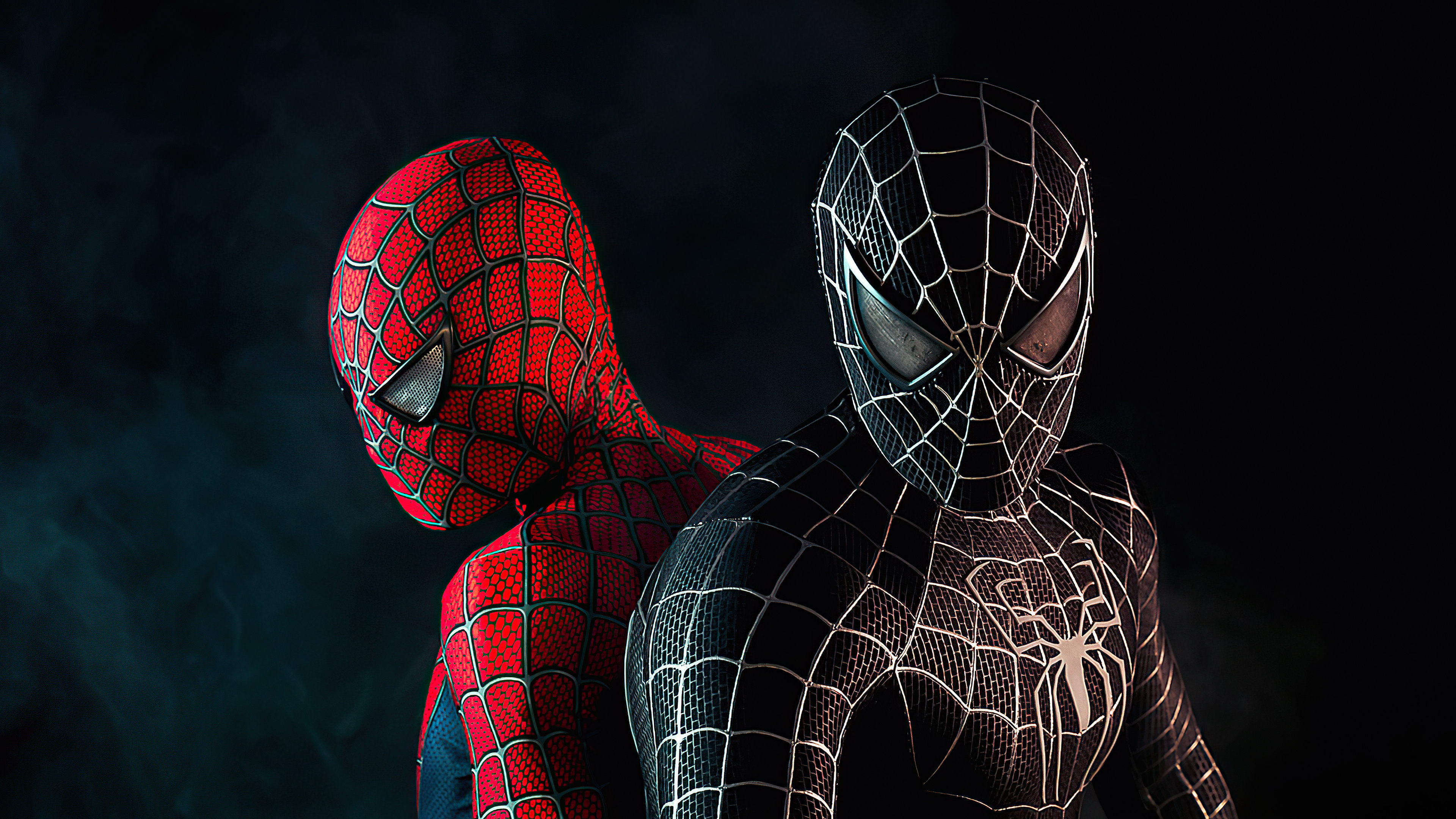 Spiderman, Black and red suit, 3840x2160 4K Desktop