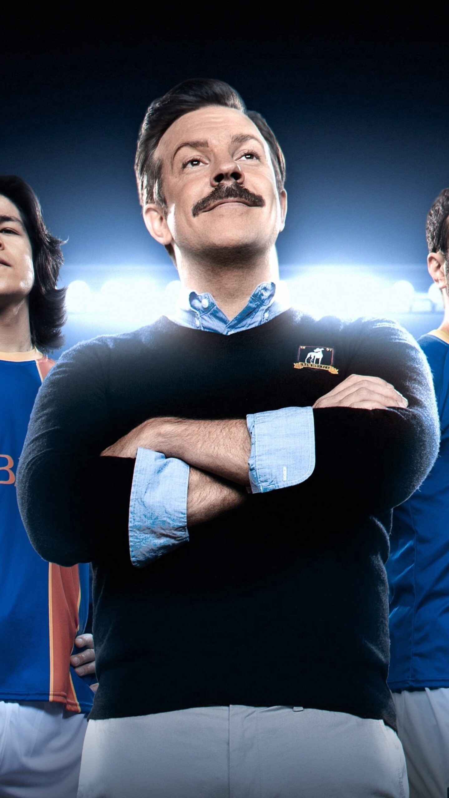 Ted Lasso: Sudeikis originally portrayed the titular character in 2013 as part of a series of television commercials for NBC Sports. 1440x2560 HD Wallpaper.
