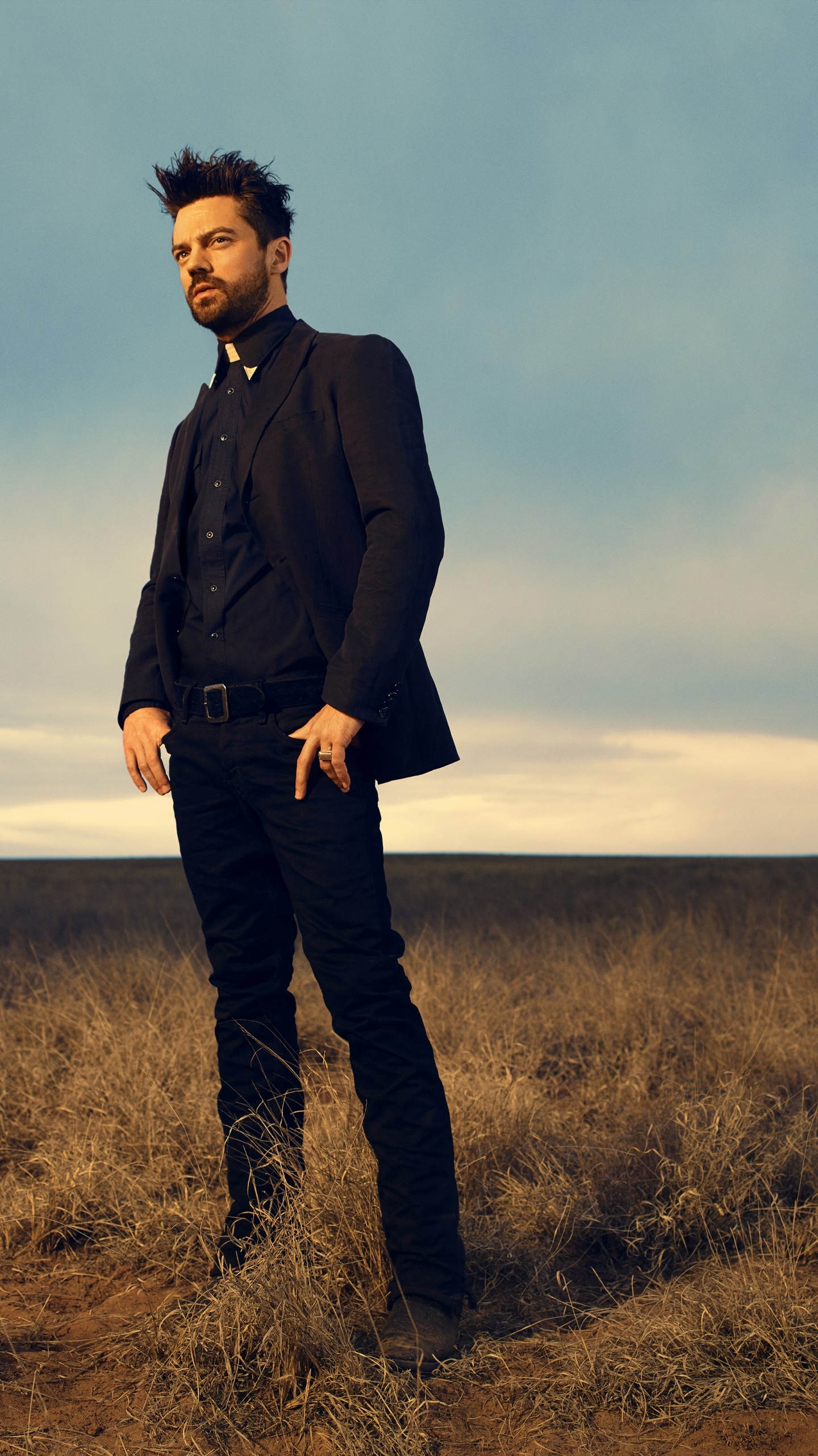 Dominic Cooper, Preacher character, Best TV series, Movies, 1440x2560 HD Phone