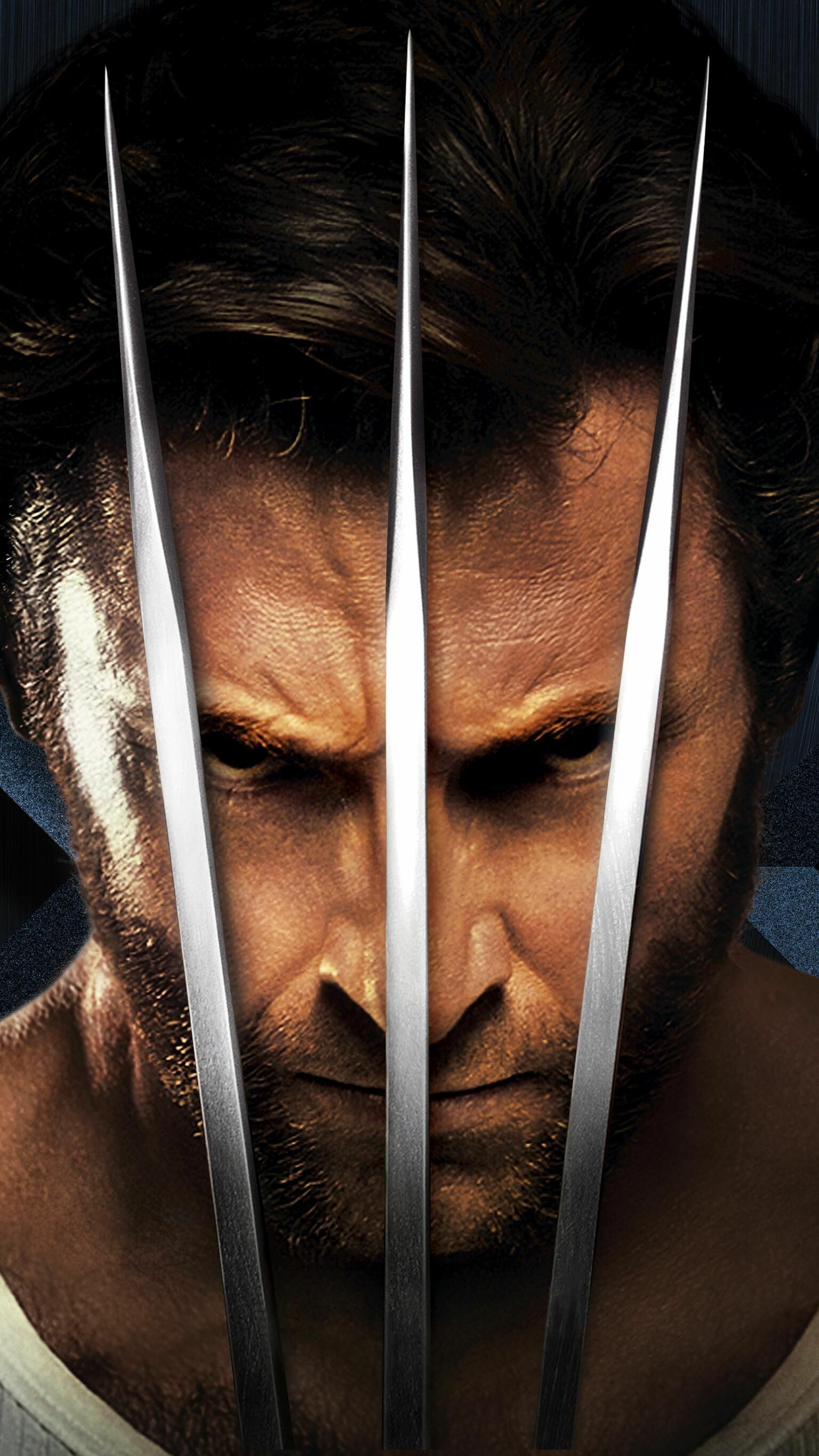 X-Men: Origins: Wolverine (2009), Film based on the Marvel Comics fictional character Wolverine. 1540x2740 HD Wallpaper.