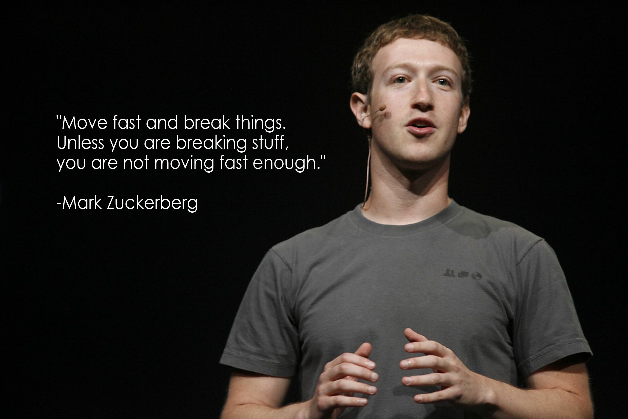 Mark Zuckerberg, Moving fast and taking risks, Business advice, Inspirational quotes, 2480x1660 HD Desktop