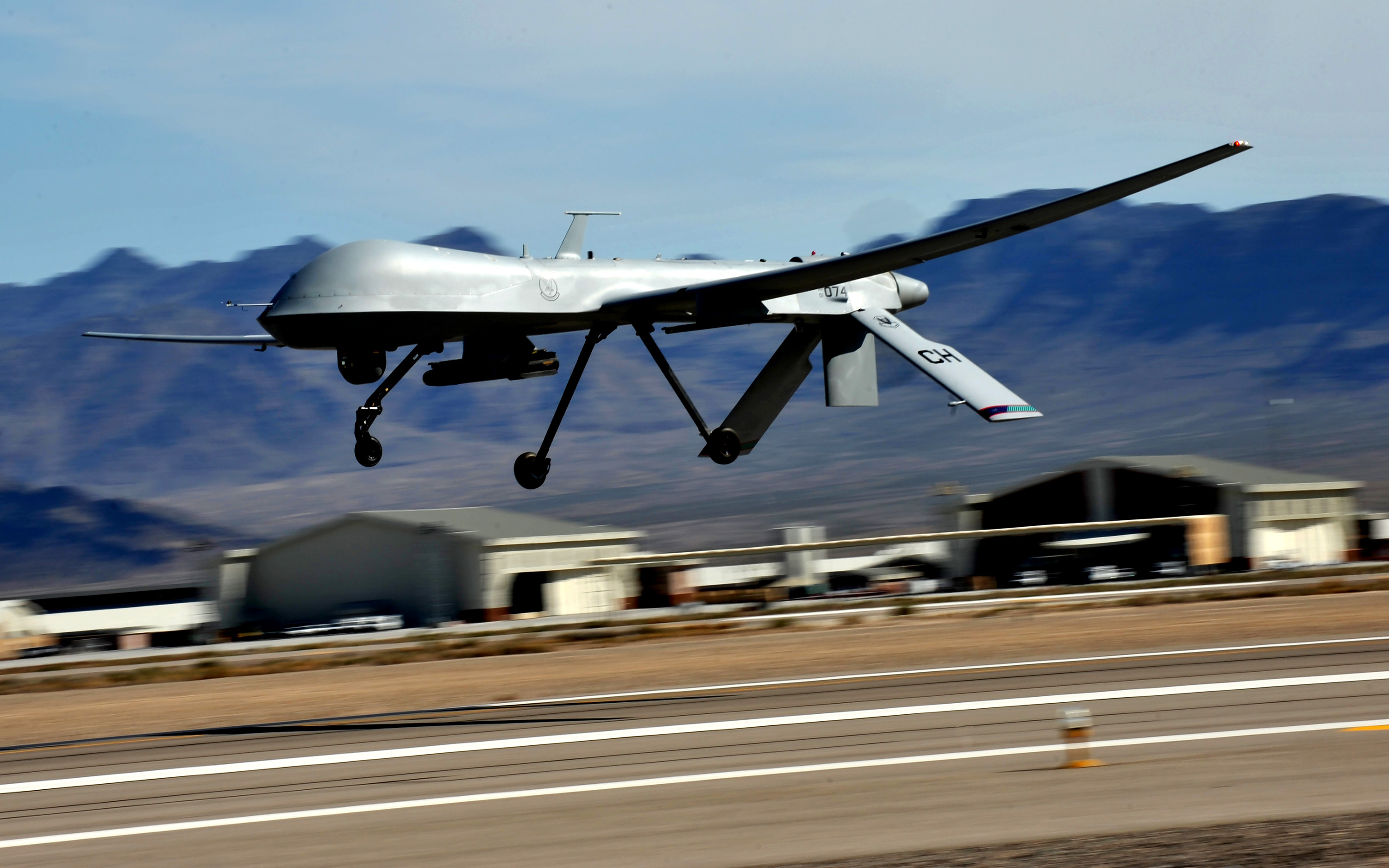 MQ-1 Predator drone, US military innovation, Orange Flag exercise, Wright-Patterson AFB, 3000x1880 HD Desktop