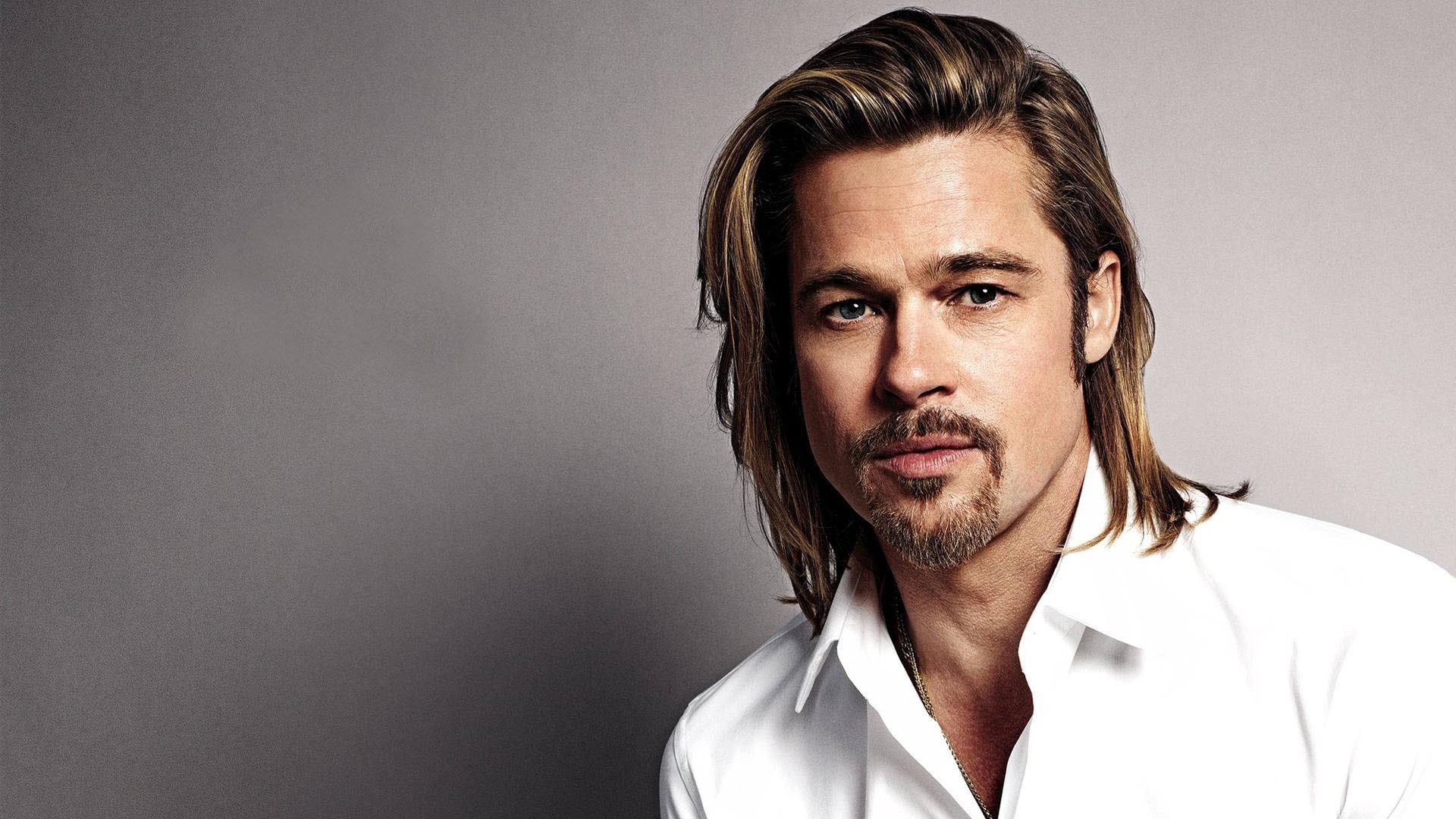Brad Pitt: Cited by popular media as one of the most attractive men alive. 1920x1080 Full HD Wallpaper.