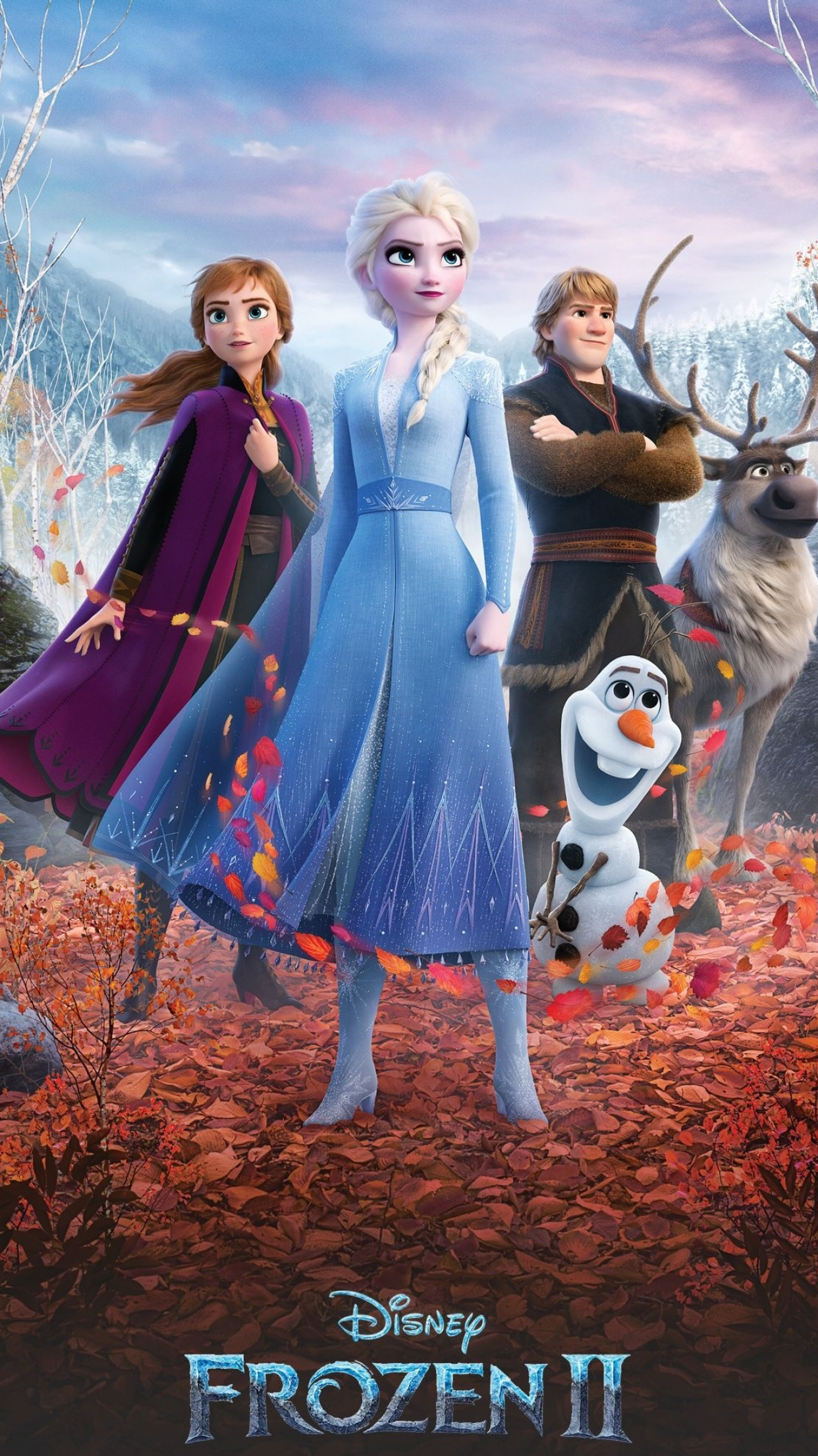 Sven, Frozen Animation, Wallpapers, 1250x2210 HD Phone