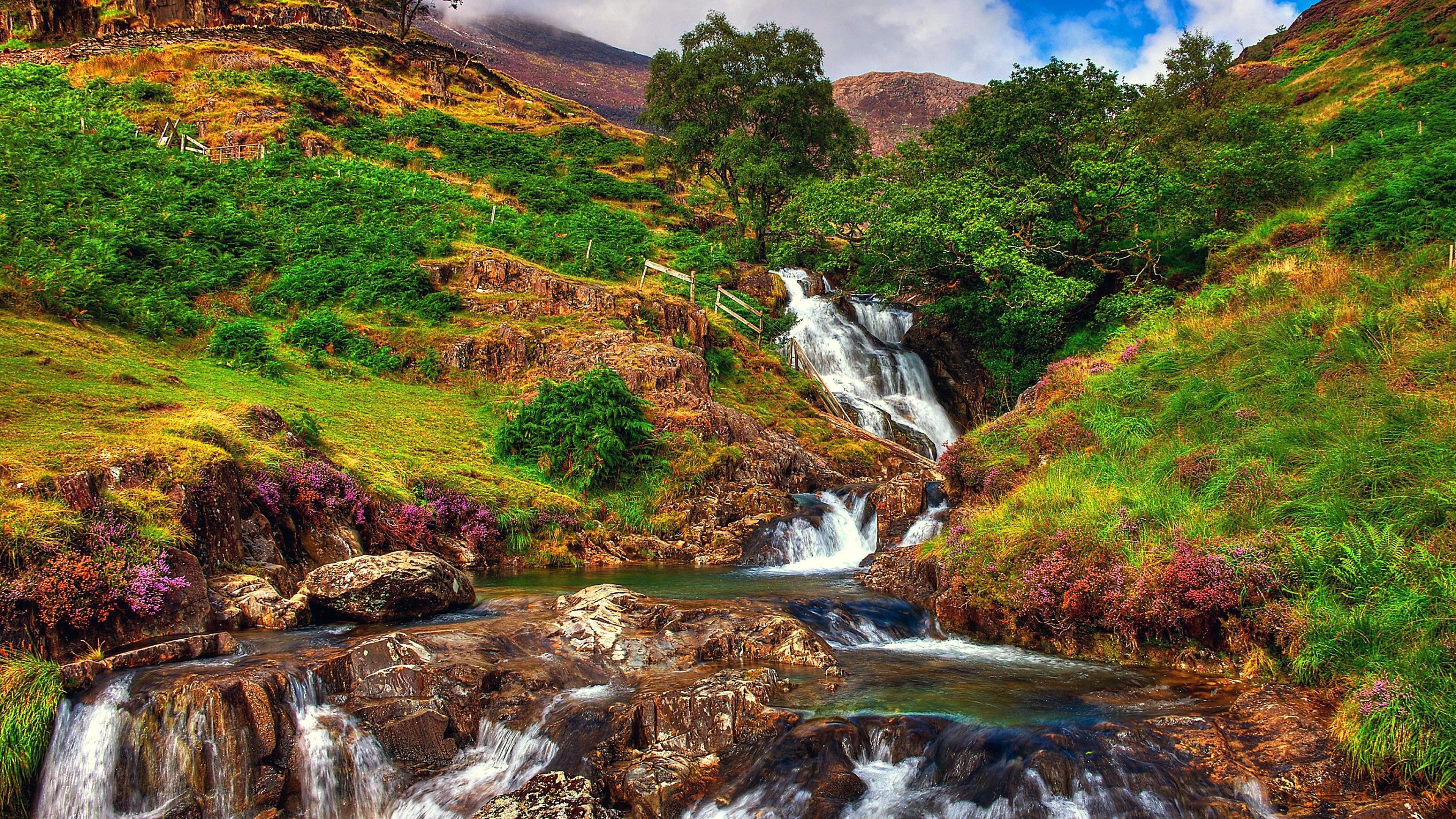 Wales, Snowdonia wallpapers, Mountain scenery, 3840x2160 4K Desktop