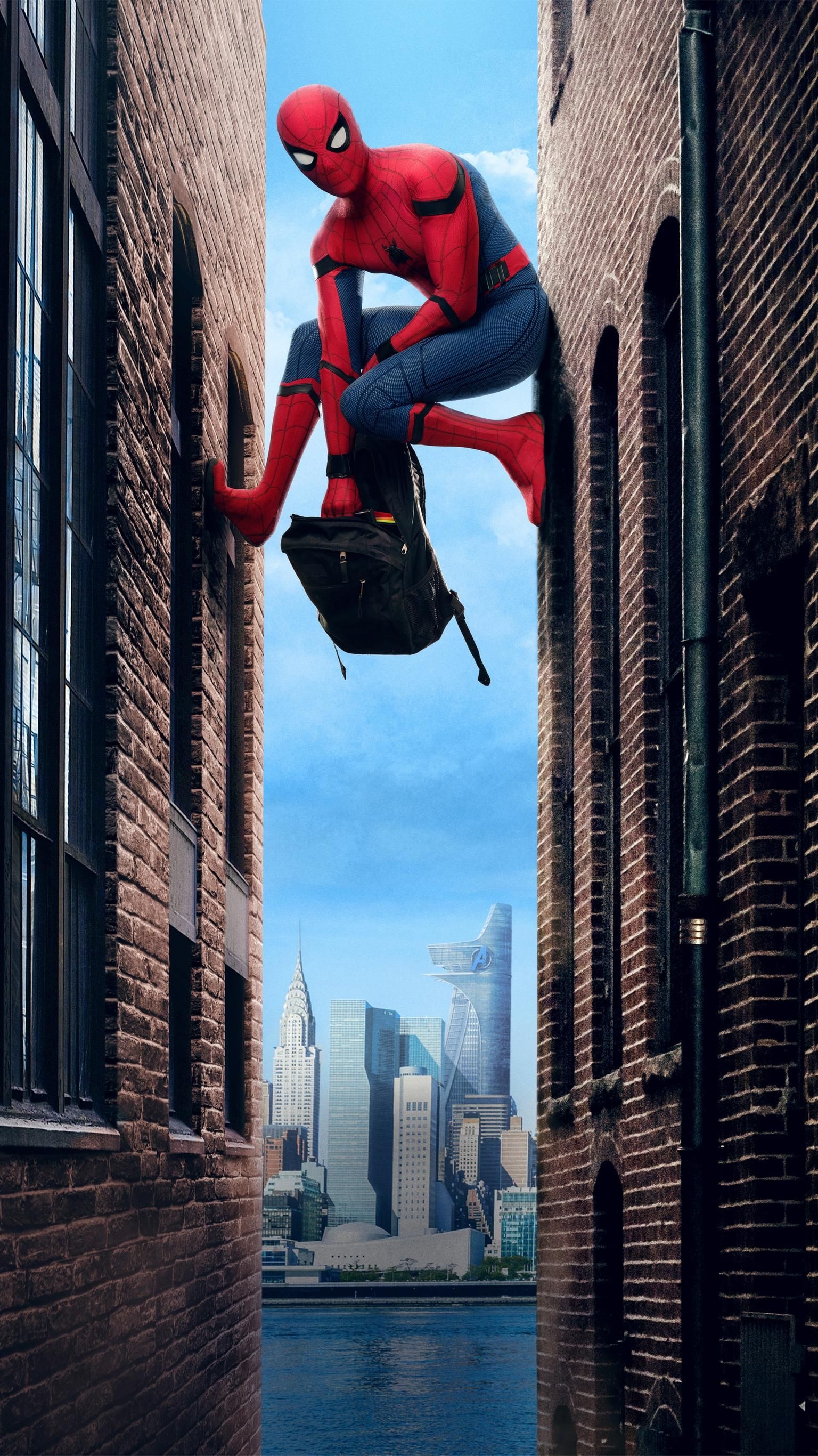 Spider-Man: Homecoming, Movies, Moviemania, 1540x2740 HD Phone