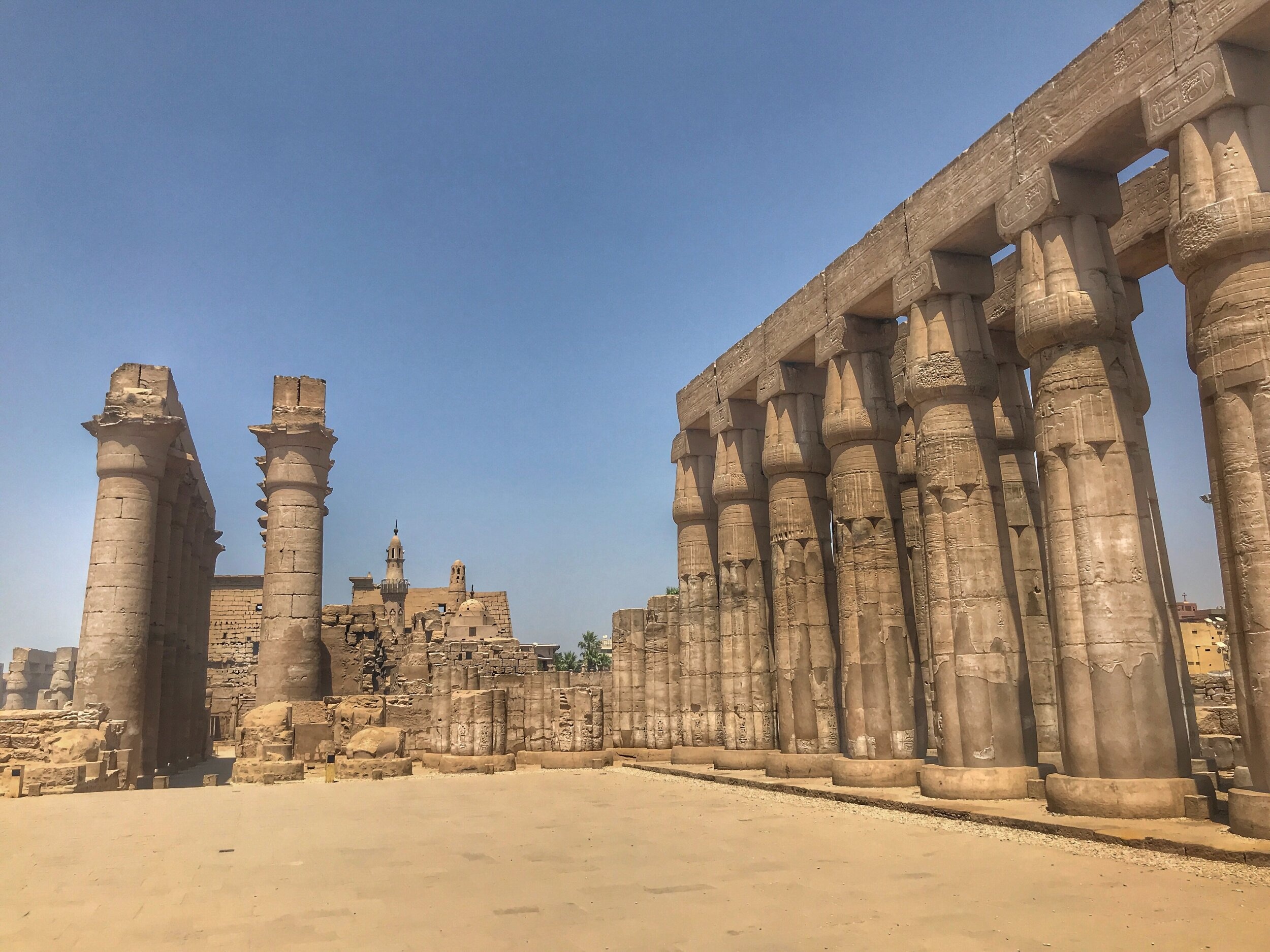 Luxor Temple Egypt, Many layers of Luxor Temple, Travels, 2500x1880 HD Desktop