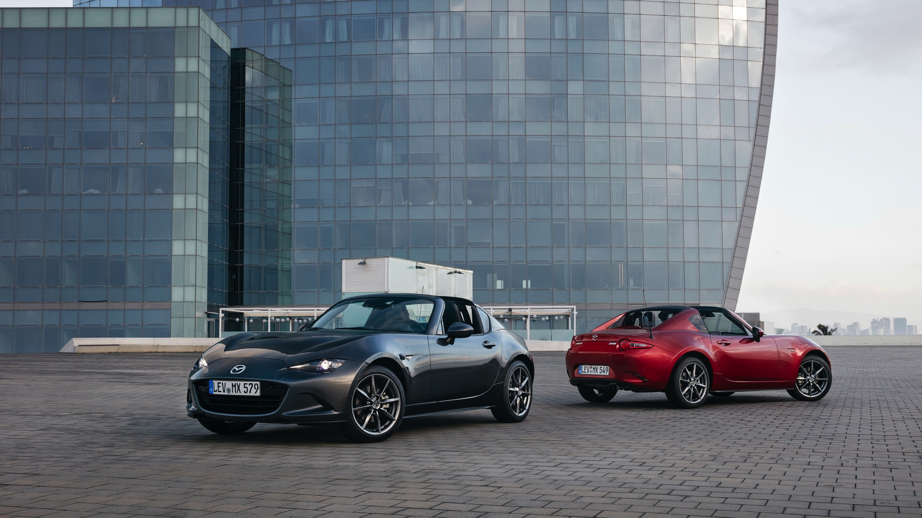 Mazda: One of the world’s premier automakers, producing sporty and efficient vehicles, MX-5. 3840x2160 4K Background.