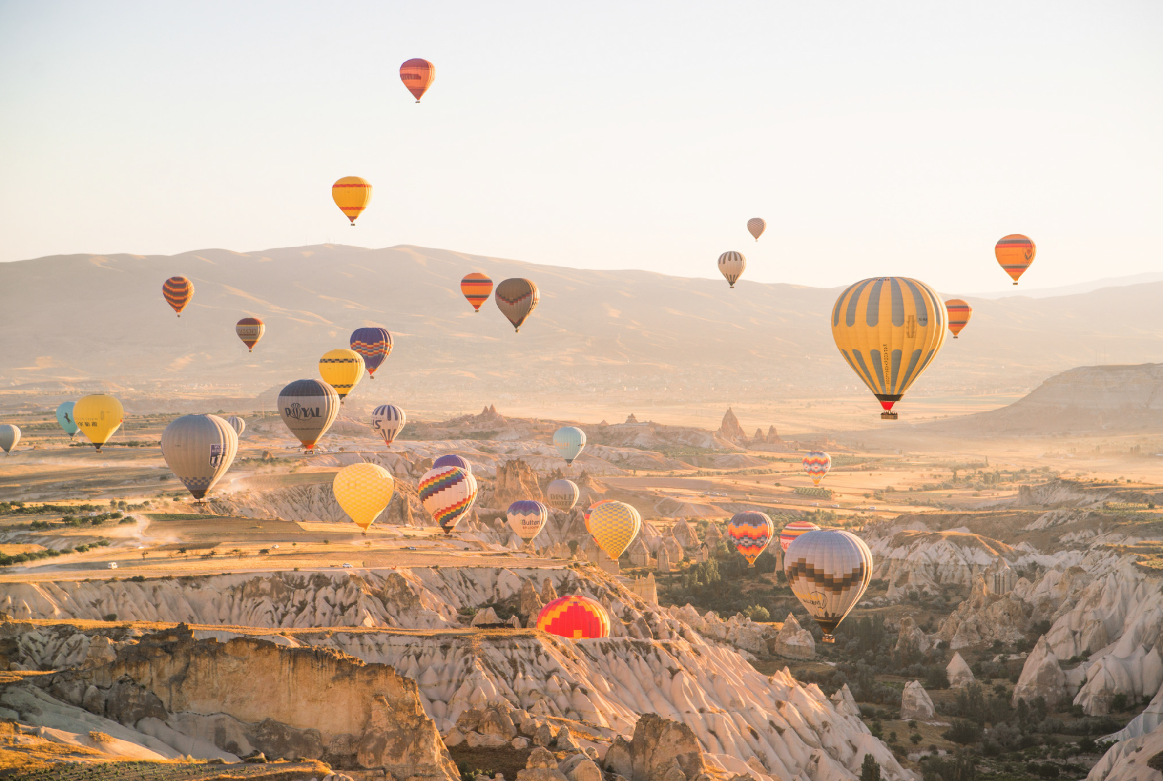 Cappadocia, Other-worldly places, Turkey, 2390x1600 HD Desktop