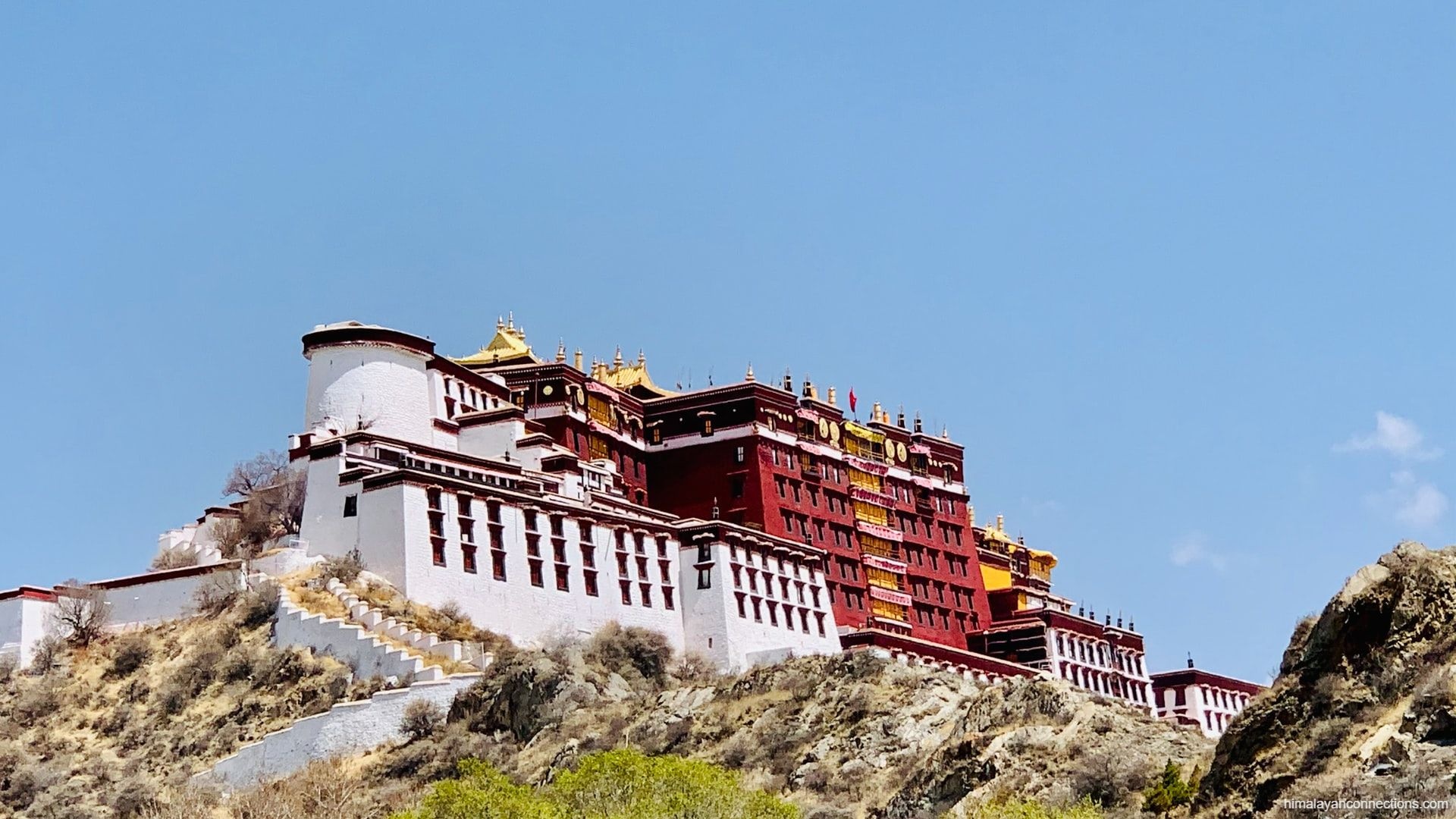 Potala Palace, Lhasa, Tibet, Shangri-La tour, Cultural journey, 1920x1080 Full HD Desktop