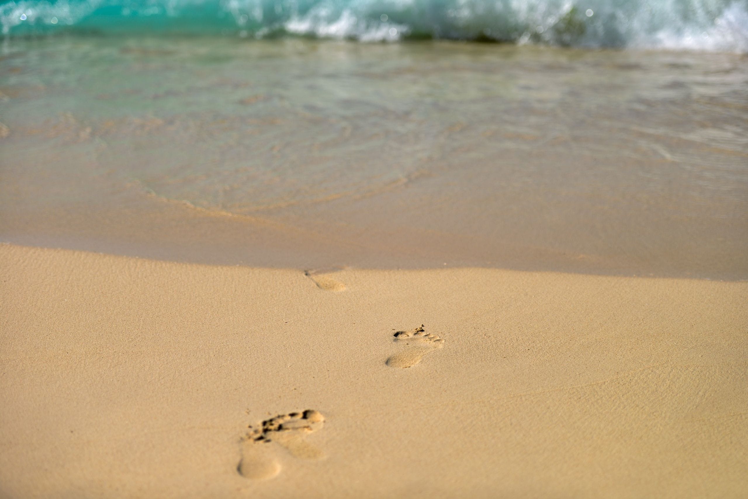 Footprints in the Sand, HD Wallpapers, 2560x1710 HD Desktop