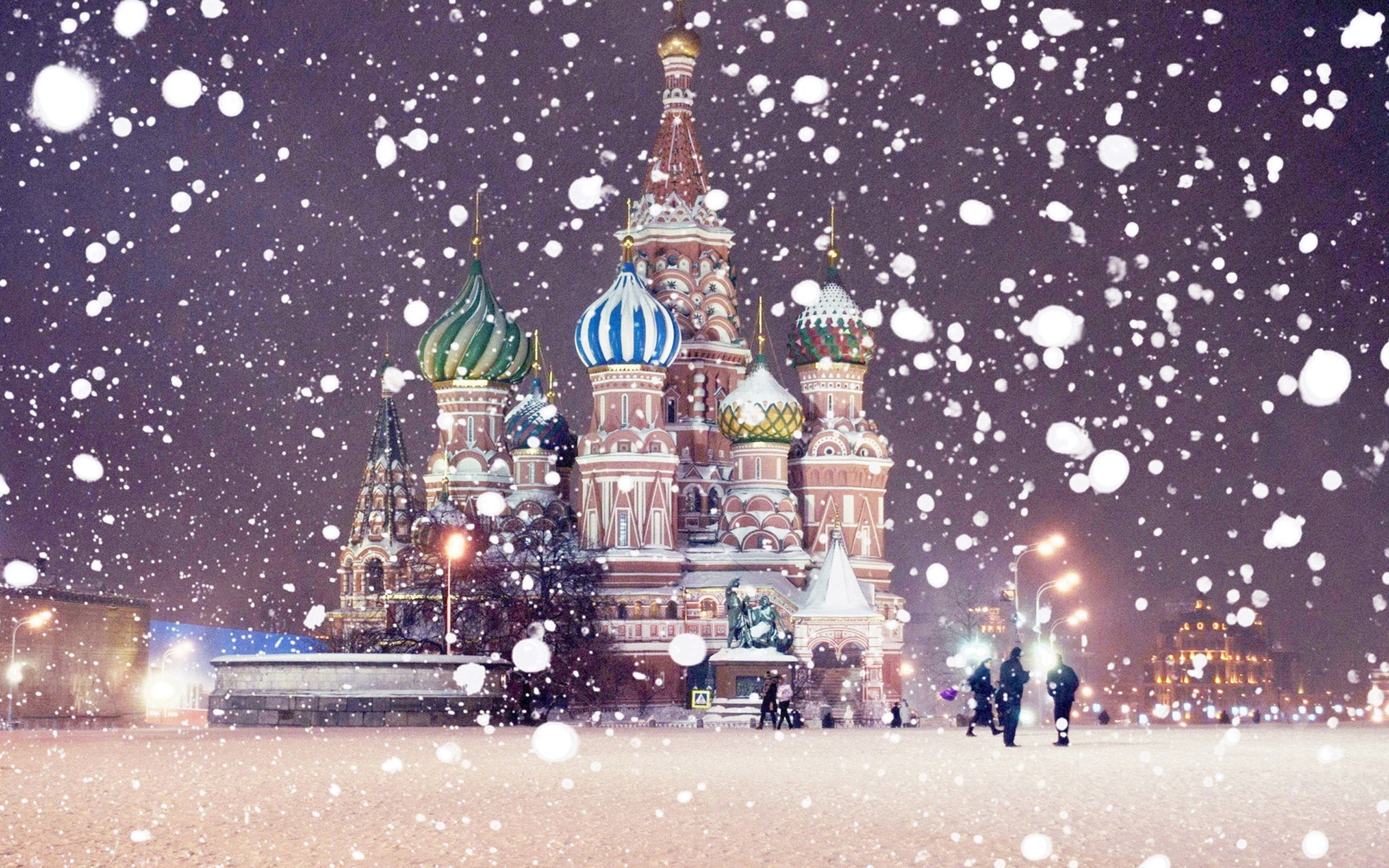 Saint Basil's, Travels, Moscow Kremlin, Winter, 2560x1600 HD Desktop