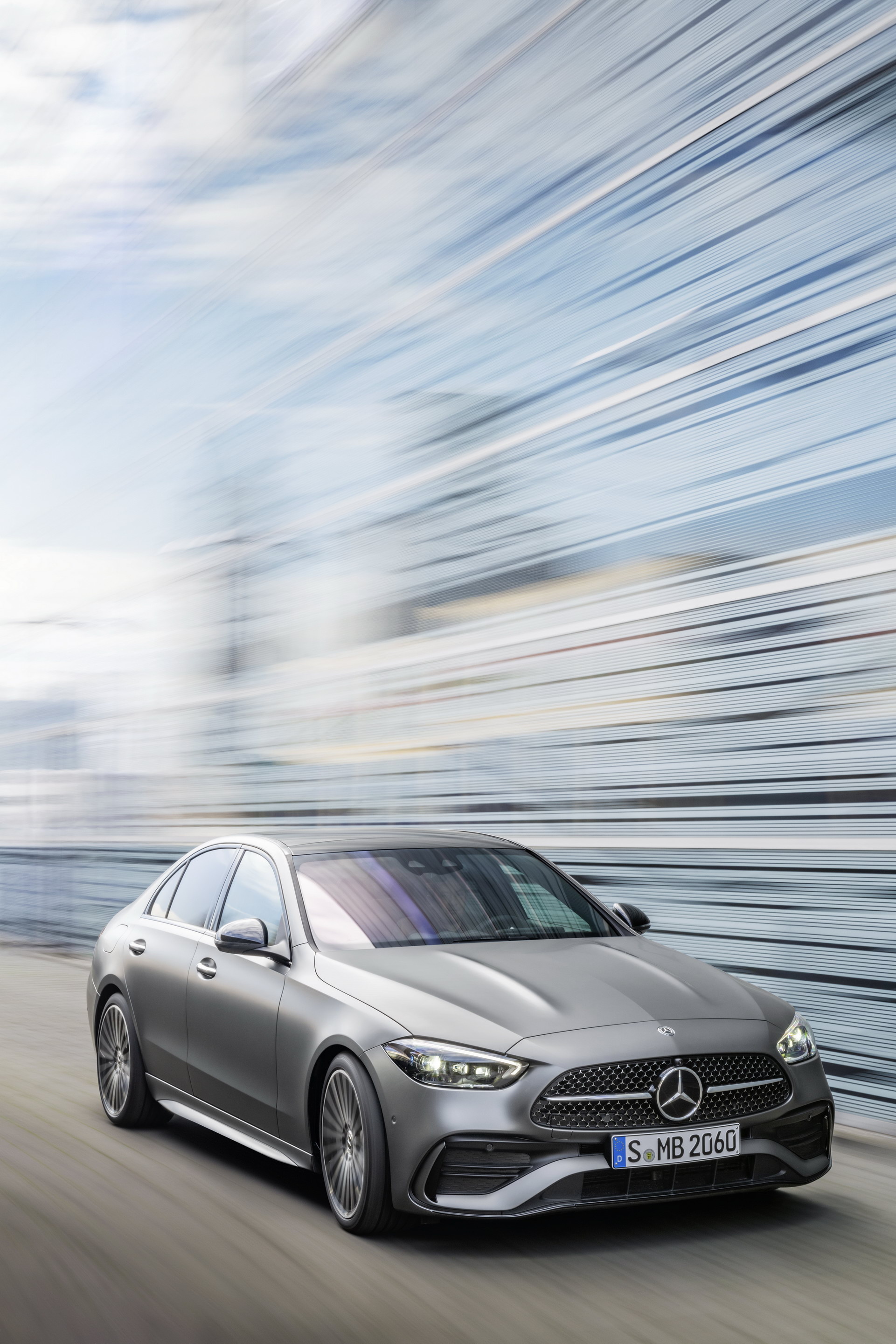 Mercedes-Benz C-Class, Latest model, Front three quarter view, Phone wallpapers, 1930x2890 HD Phone