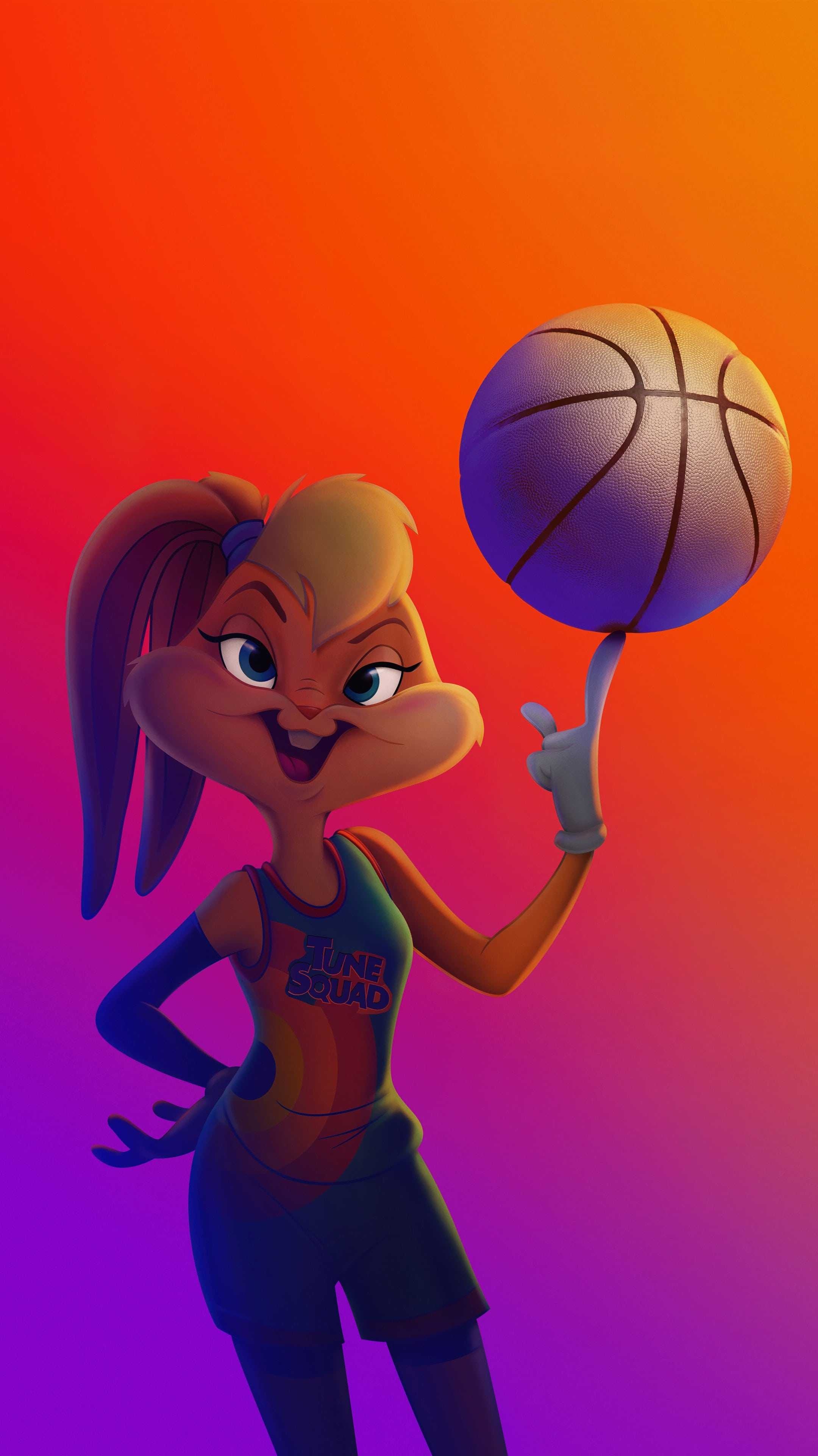 Space Jam: A New Legacy, Lola Bunny wallpapers, Dynamic and energetic, Cute and lovable, 2160x3840 4K Phone