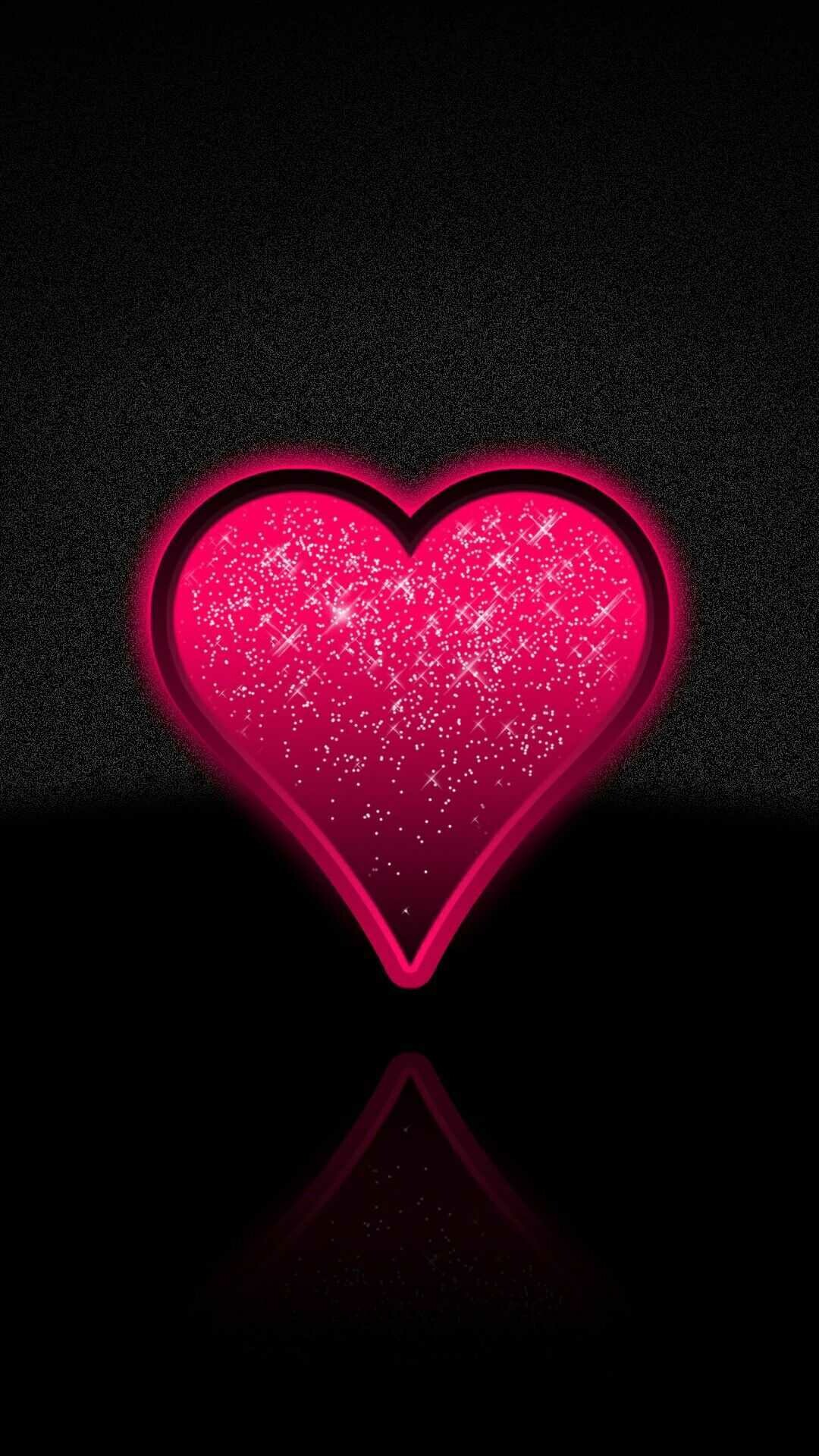 Heart: Symbolizes the unique attraction and connection between two individuals. 1080x1920 Full HD Wallpaper.