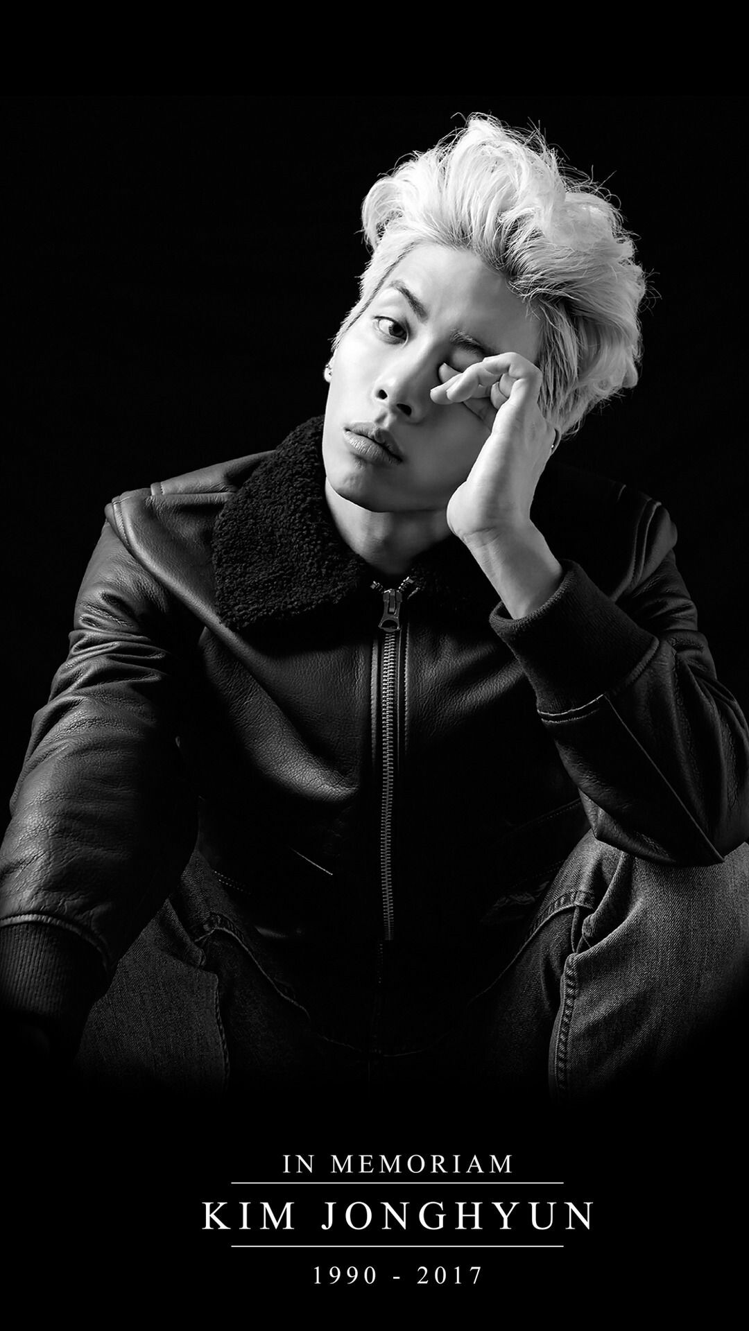 SHINee: Kim Jonghyun, released his first EP album, Base, in January 2015. 1080x1920 Full HD Wallpaper.