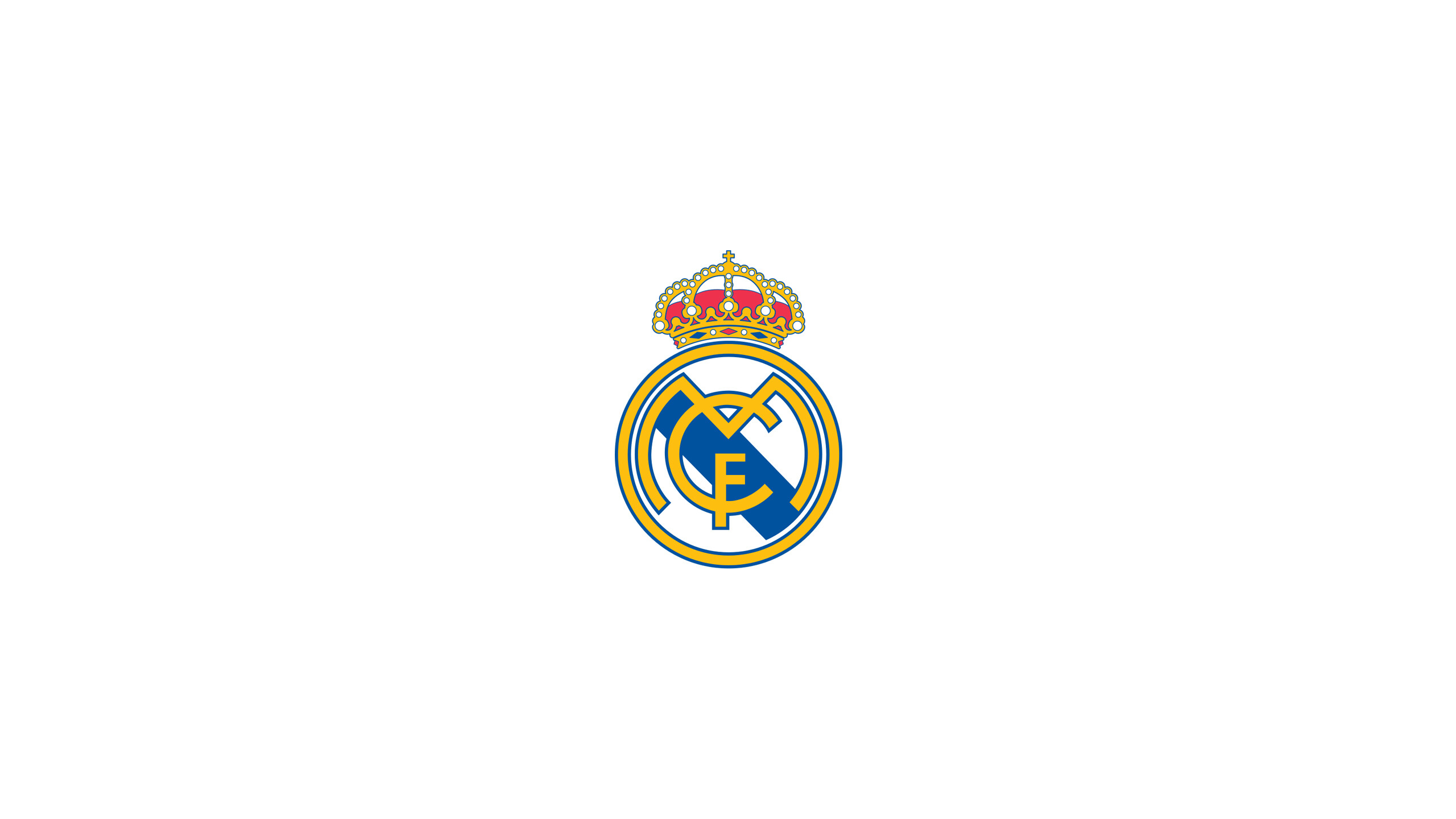Logo, Real Madrid C.F. Wallpaper, 2560x1440 HD Desktop