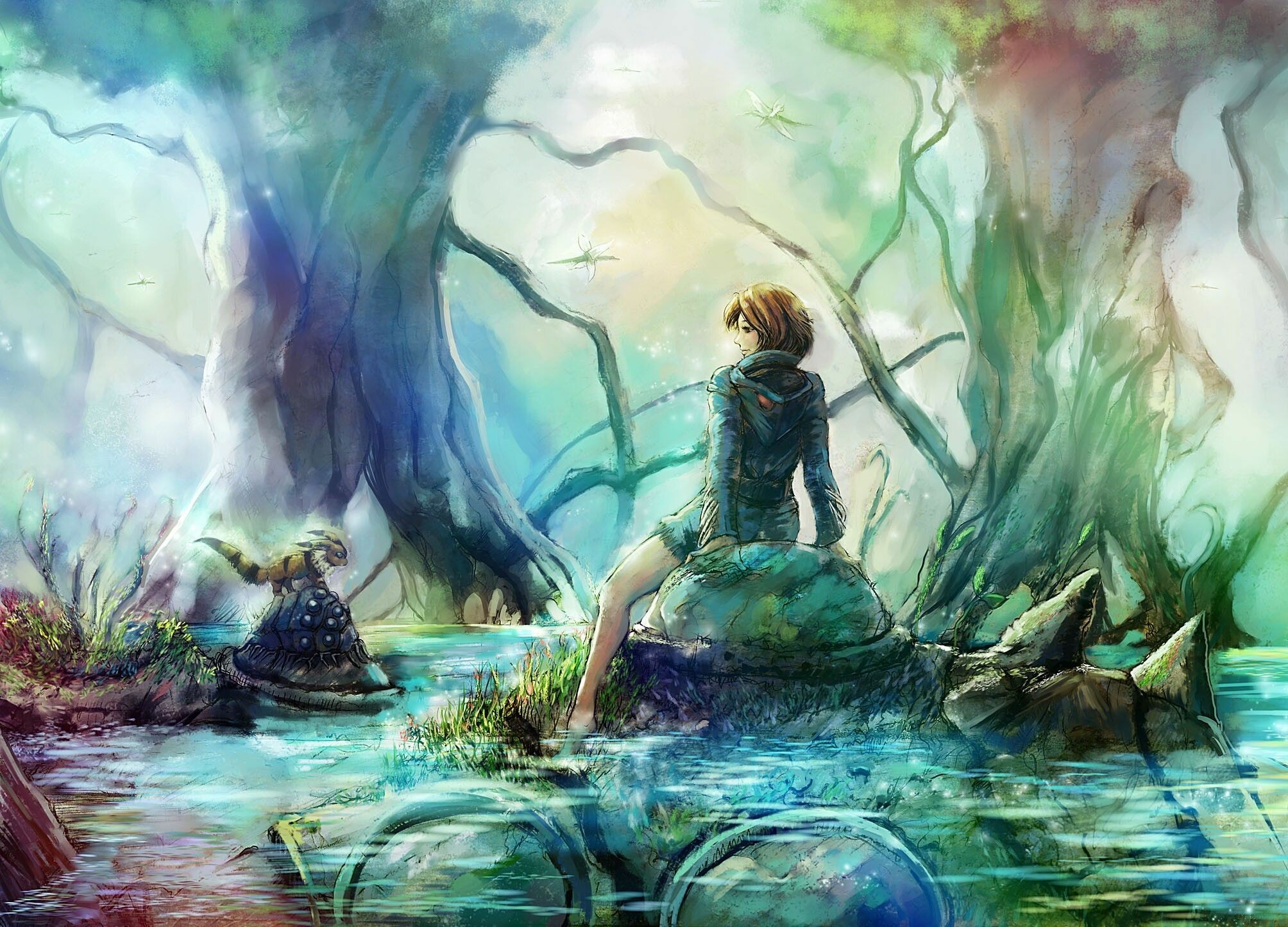 Nausicaa of the Valley of the Wind: One of Hayao Miyazaki's first films, Post-apocalyptic. 2010x1450 HD Wallpaper.