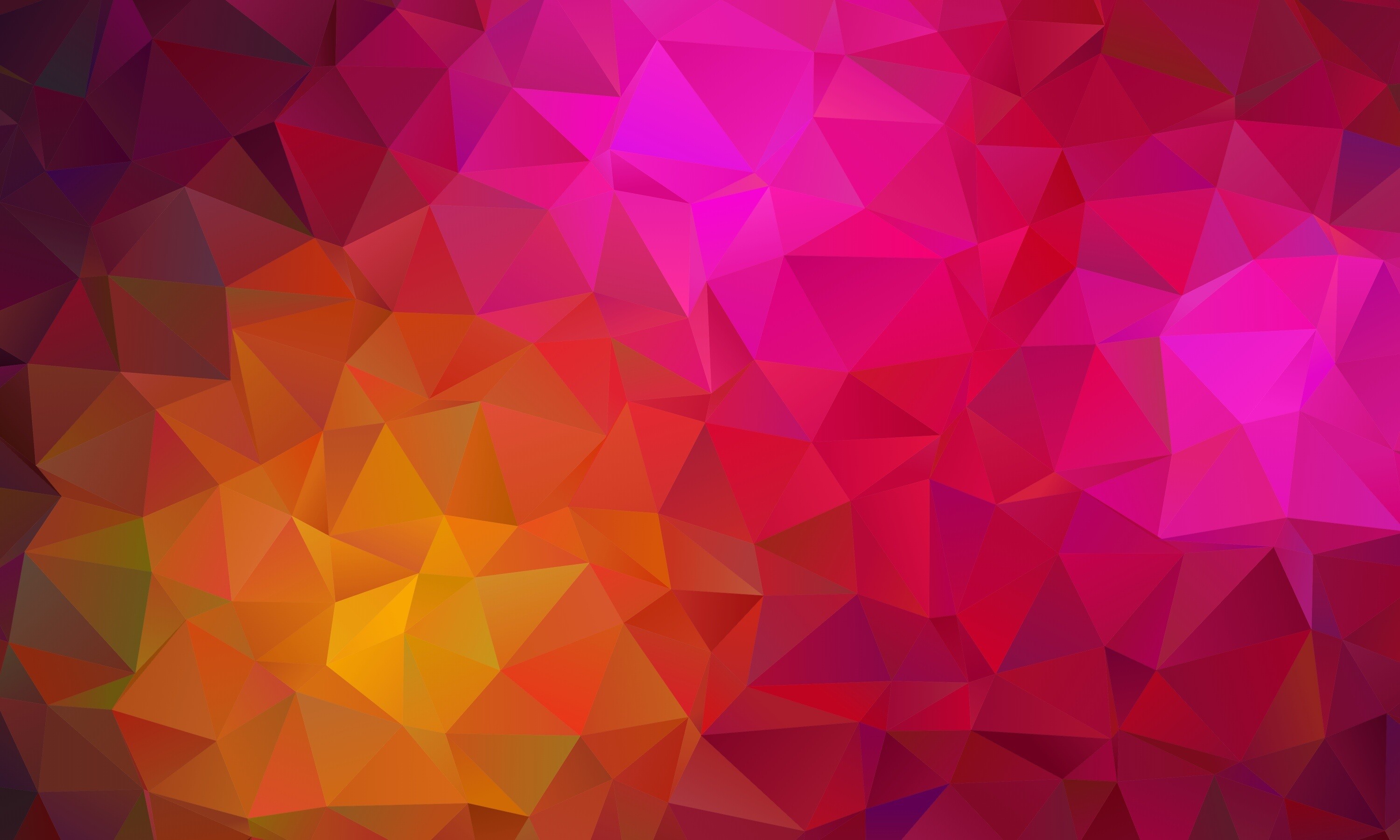 Geometric Abstract: Triangles, Obtuse angles, Digital art, Gradient. 3000x1800 HD Wallpaper.