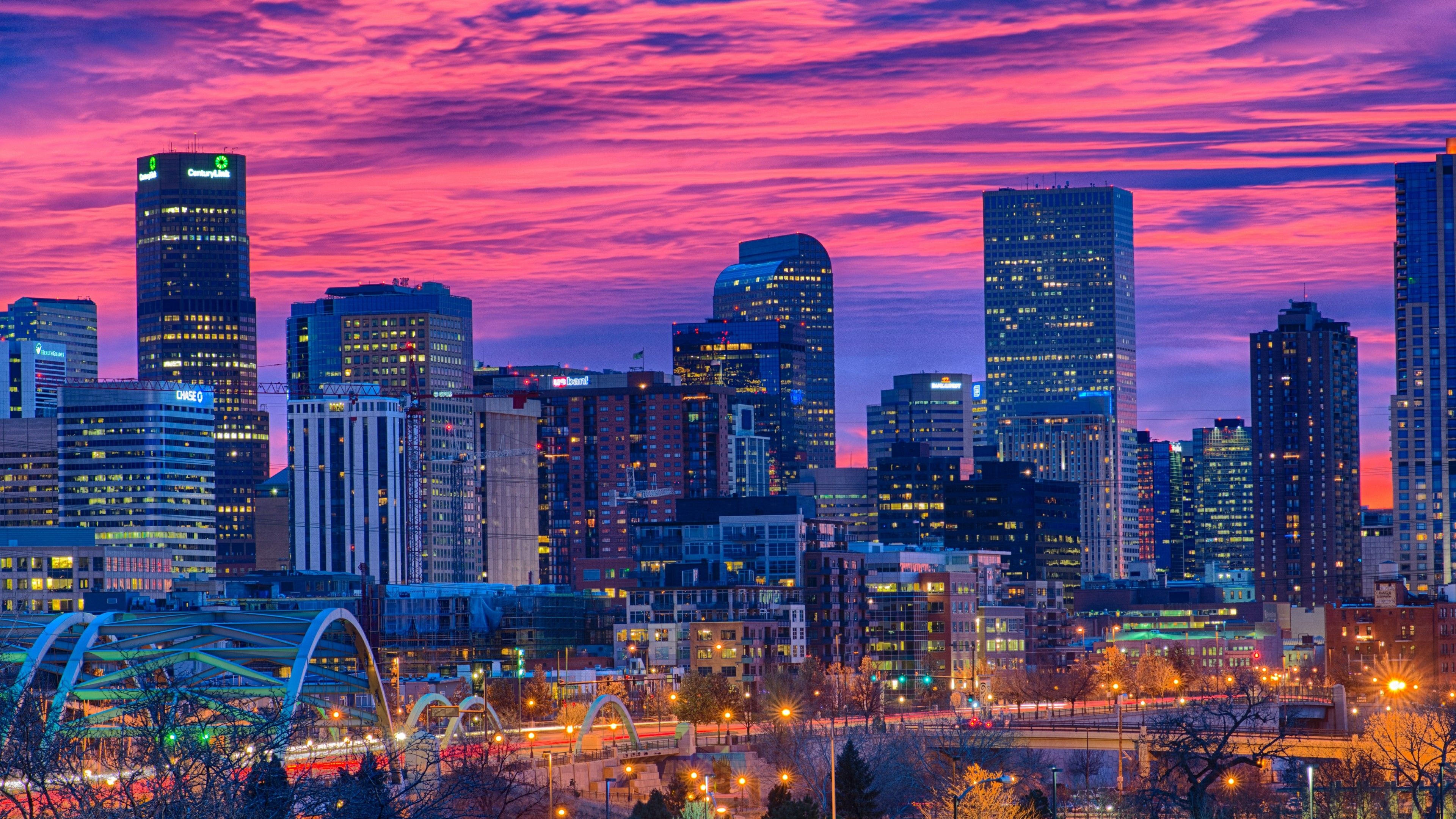 Colorado Skyline, Denver 4K, Breathtaking views, Rocky Mountain state, 3840x2160 4K Desktop