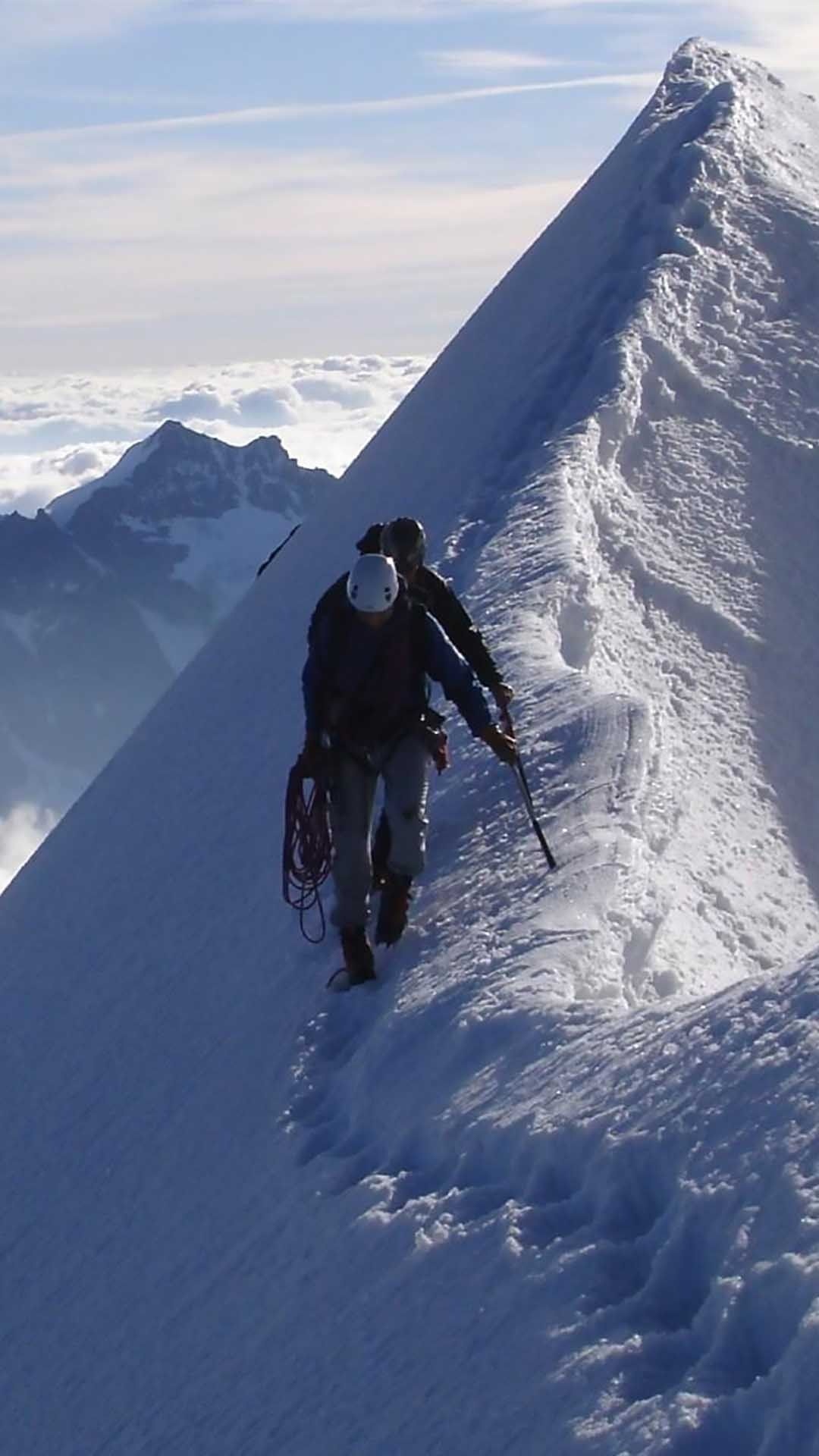 Climbing, Adventure wallpapers, Nature's challenge, Mountaineering passion, 1080x1920 Full HD Phone
