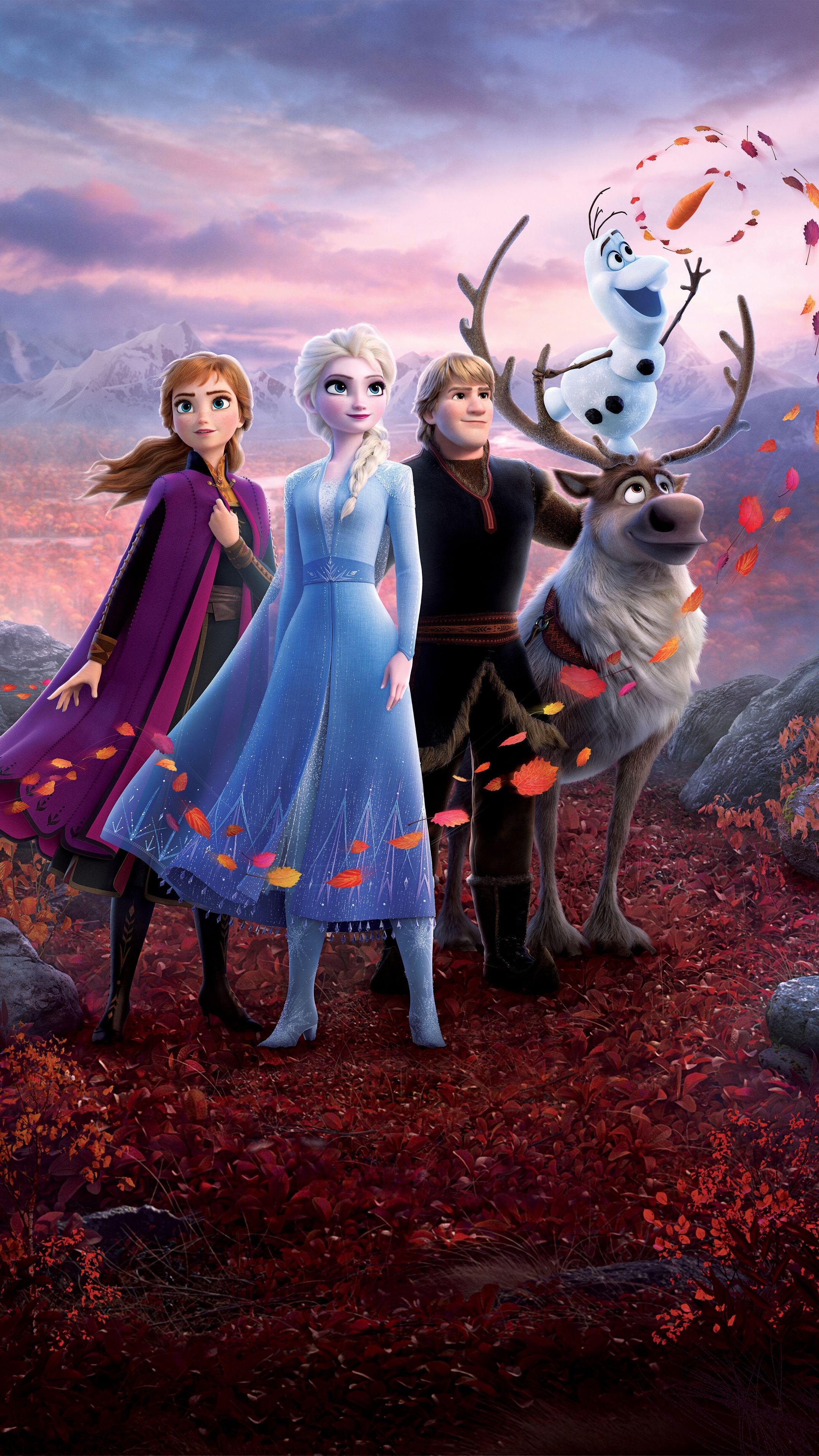 Frozen 2 2019, Frozen image, 2160x3840 4K Phone