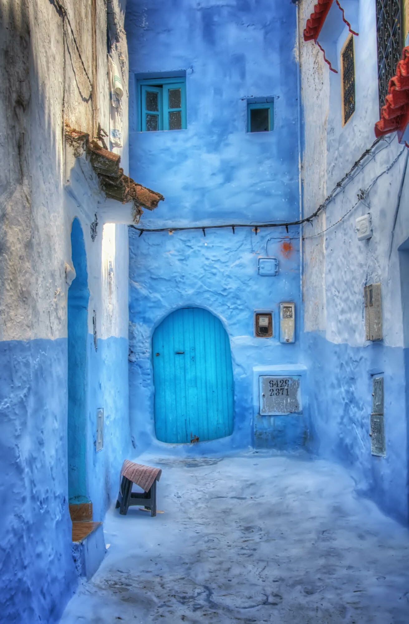Morocco: Chefchaouen, A unitary semi-constitutional monarchy with an elected parliament. 1320x2000 HD Wallpaper.