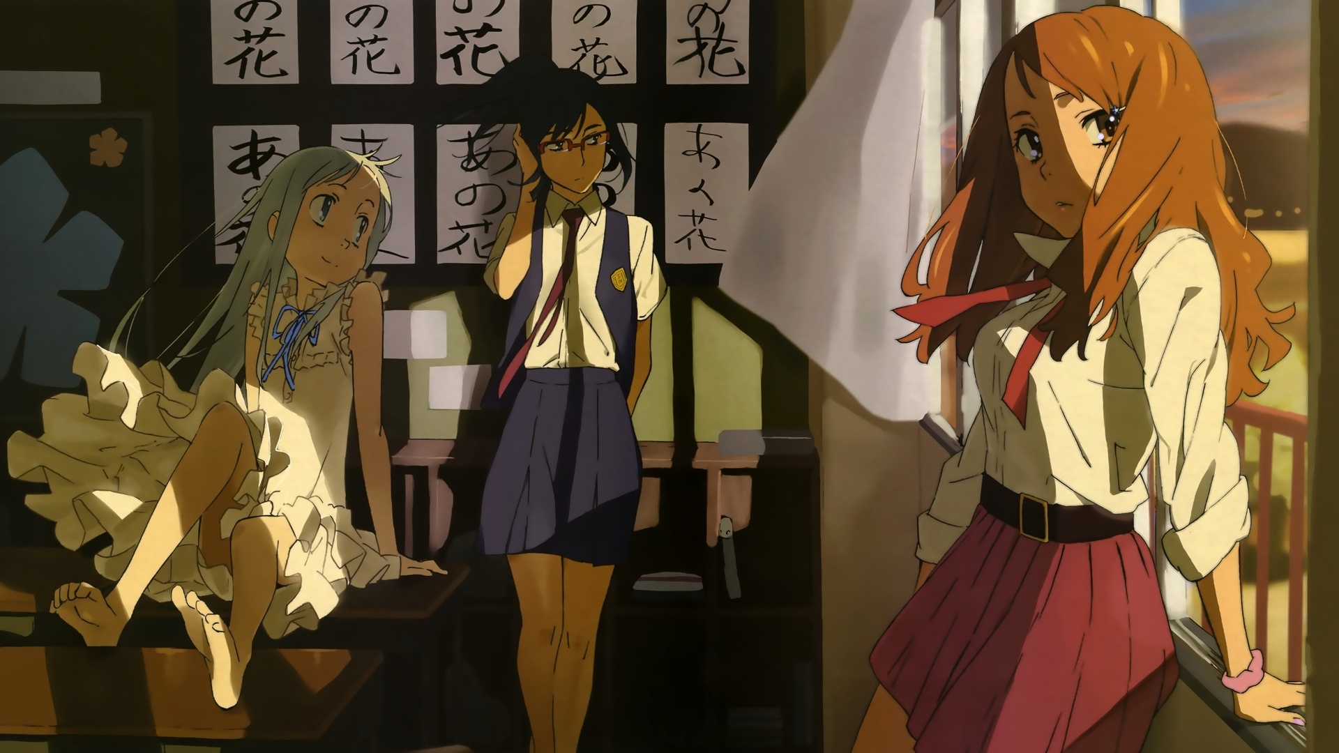 Anohana, Anime, Chiriko Tsurumi, Wallpapers, 1920x1080 Full HD Desktop