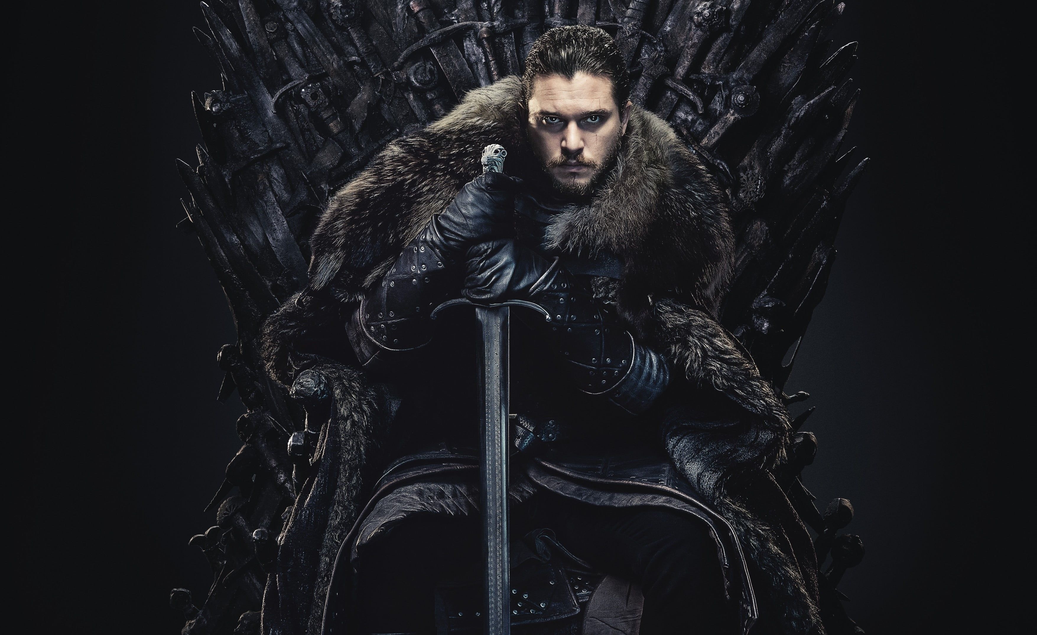 Kit Harington, Game of Thrones, Jon Snow, 2K wallpaper, 3510x2160 HD Desktop