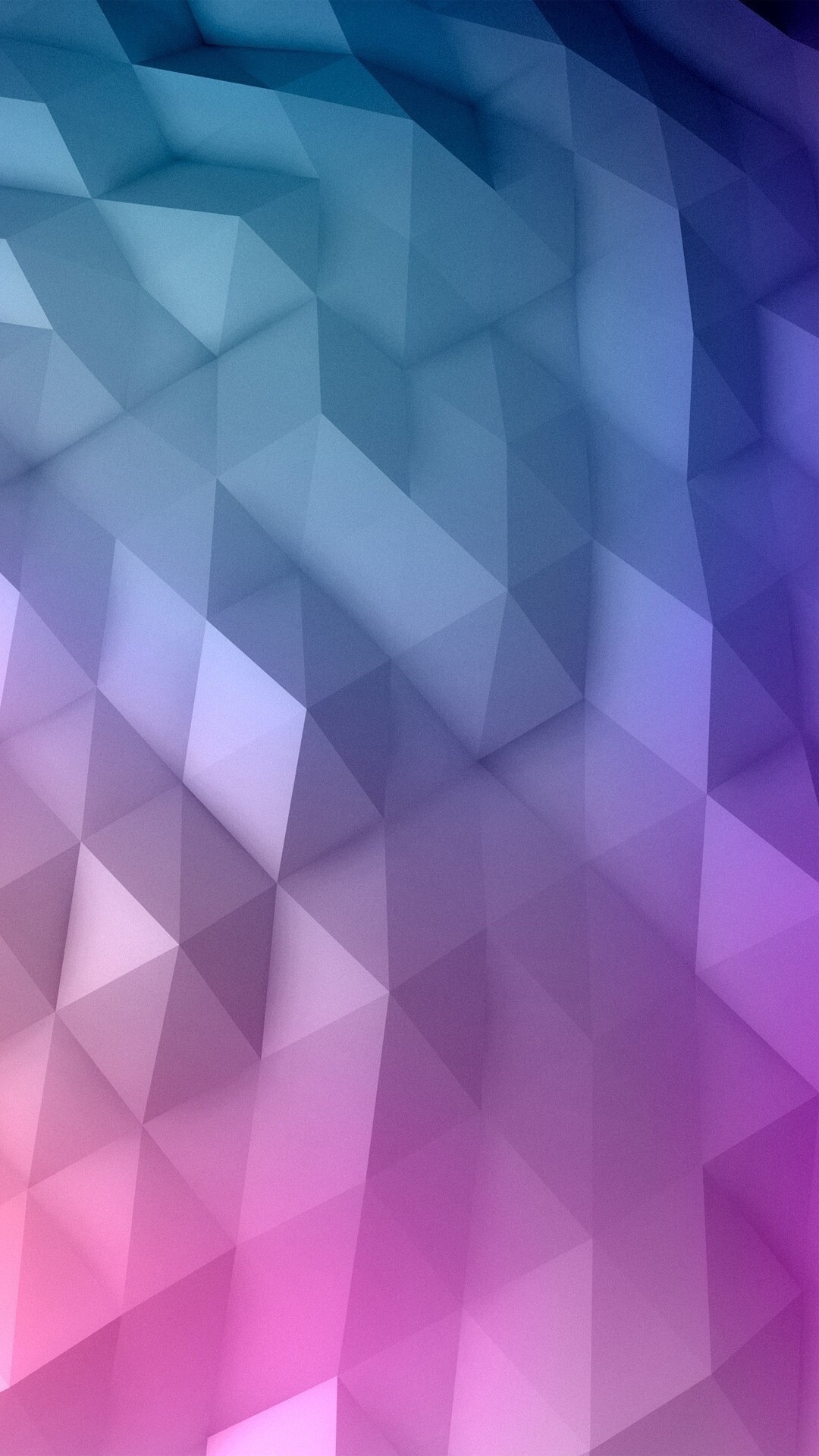Geometry: Polygonal gradient, Reflex angles, Obtuse angles. 1080x1920 Full HD Background.