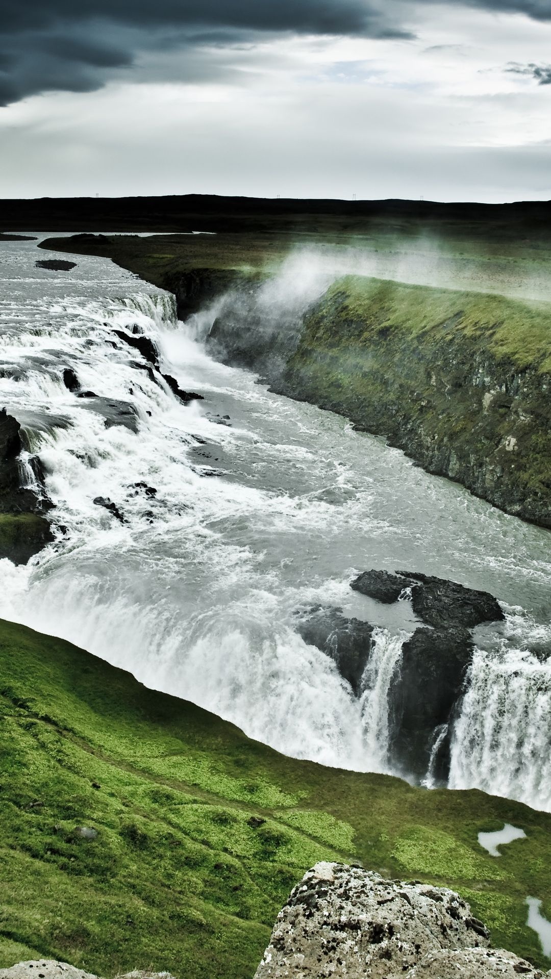 Wasserfälle in Island iPhone Hintergrundbilder, 1080x1920 Full HD Handy