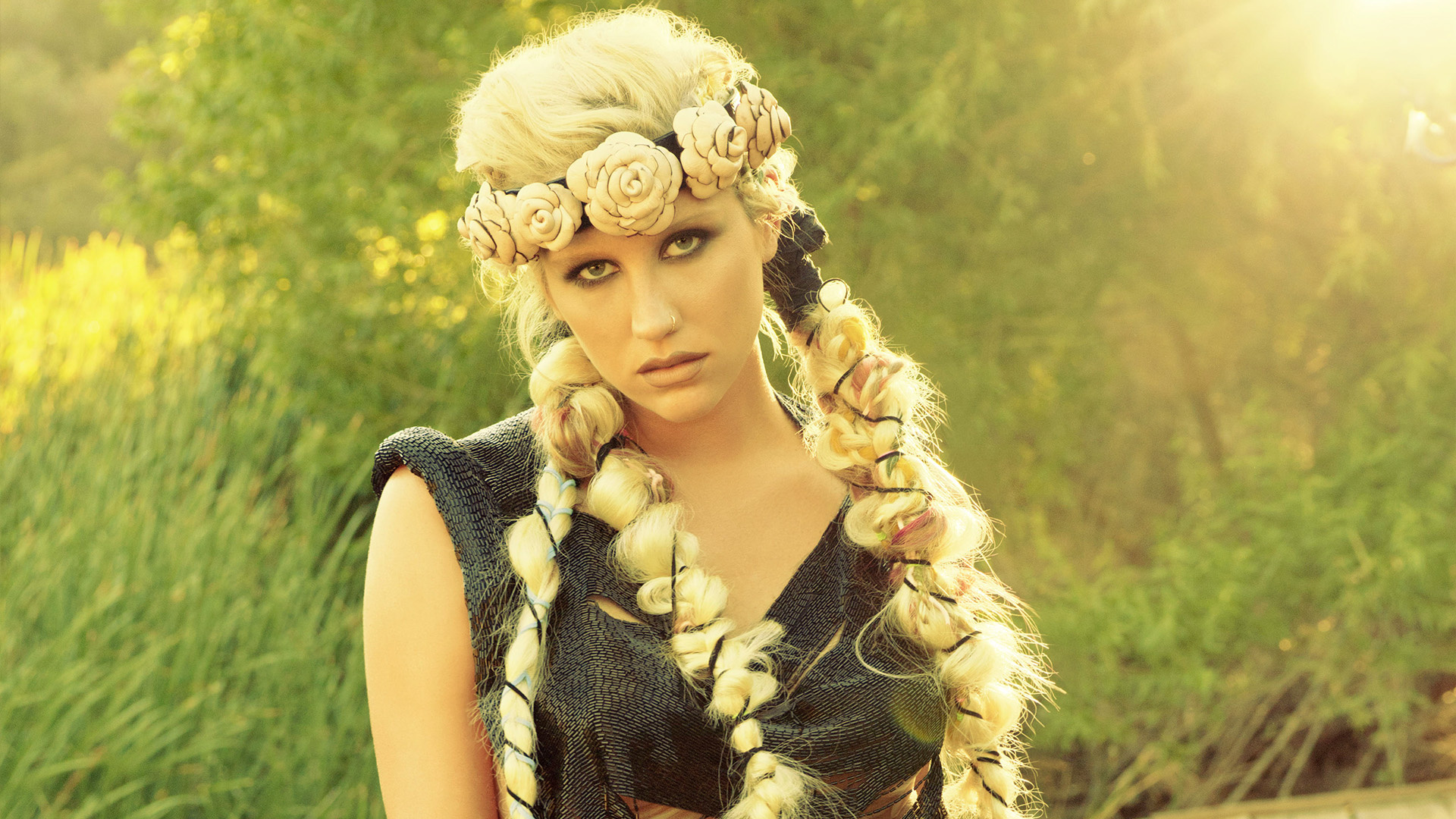 Kesha's genre-blending music: Pop, Hip-hop, EDM, Empowering women, 1920x1080 Full HD Desktop