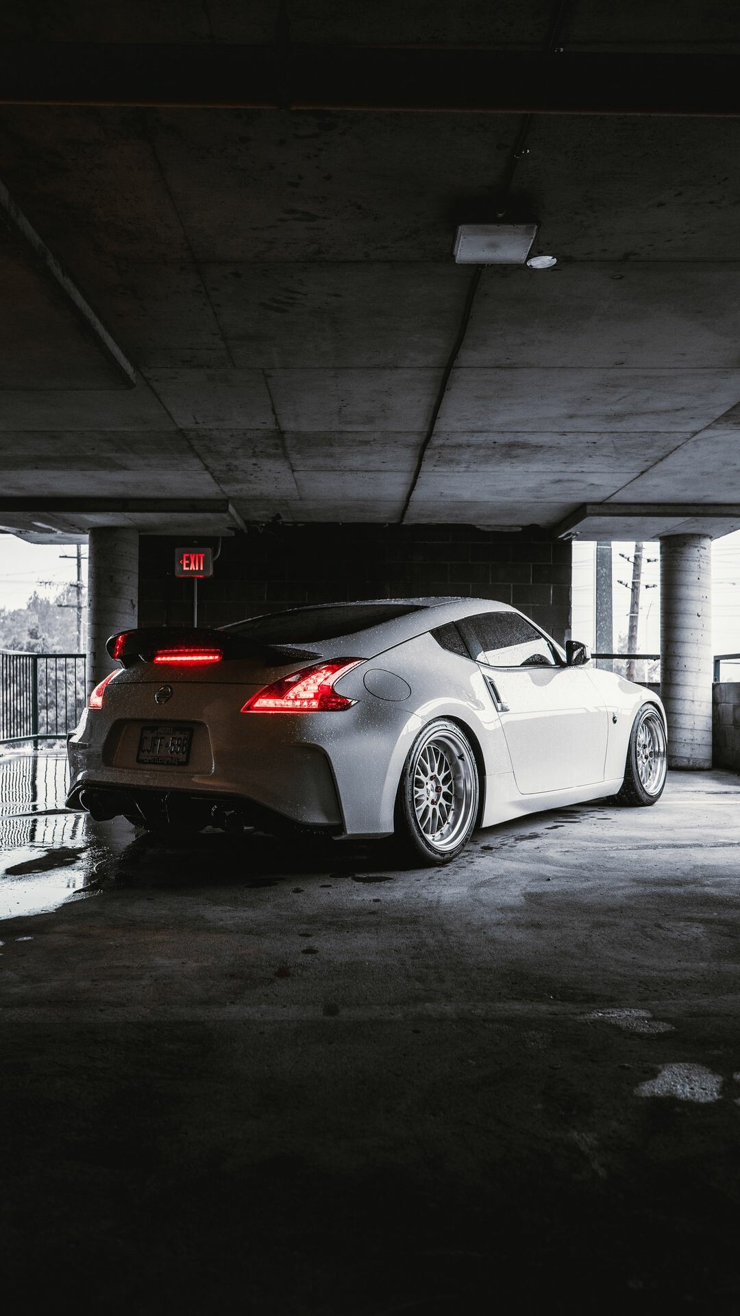 Nissan: 370Z, The sixth generation of the Z-car line. 1080x1920 Full HD Background.