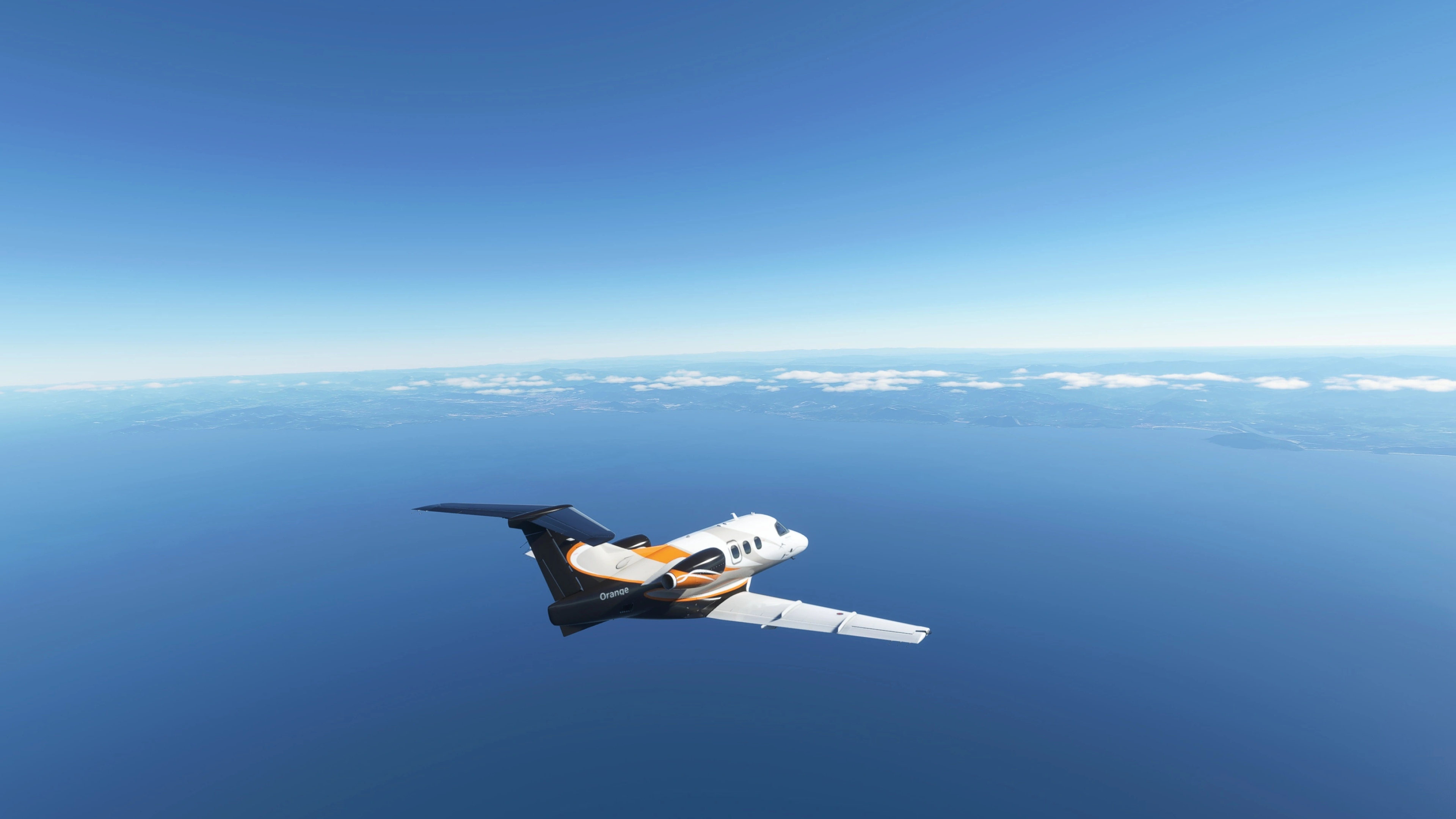 Embraer Phenom, Microsoft Flight Simulator, Virtual private jet experience, Lifelike flight simulation, 3840x2160 4K Desktop