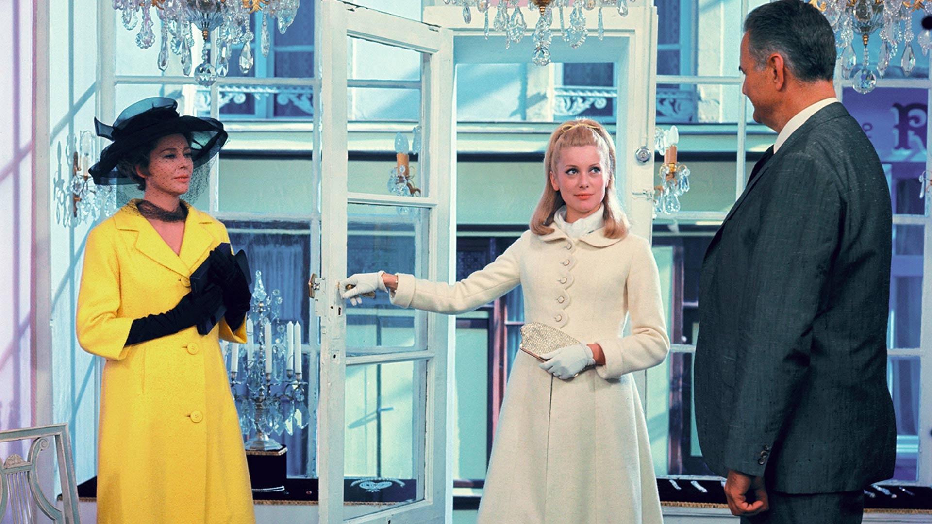 The Umbrellas of Cherbourg, Striking cinematography, Melodic storytelling, Timeless classic, 1920x1080 Full HD Desktop