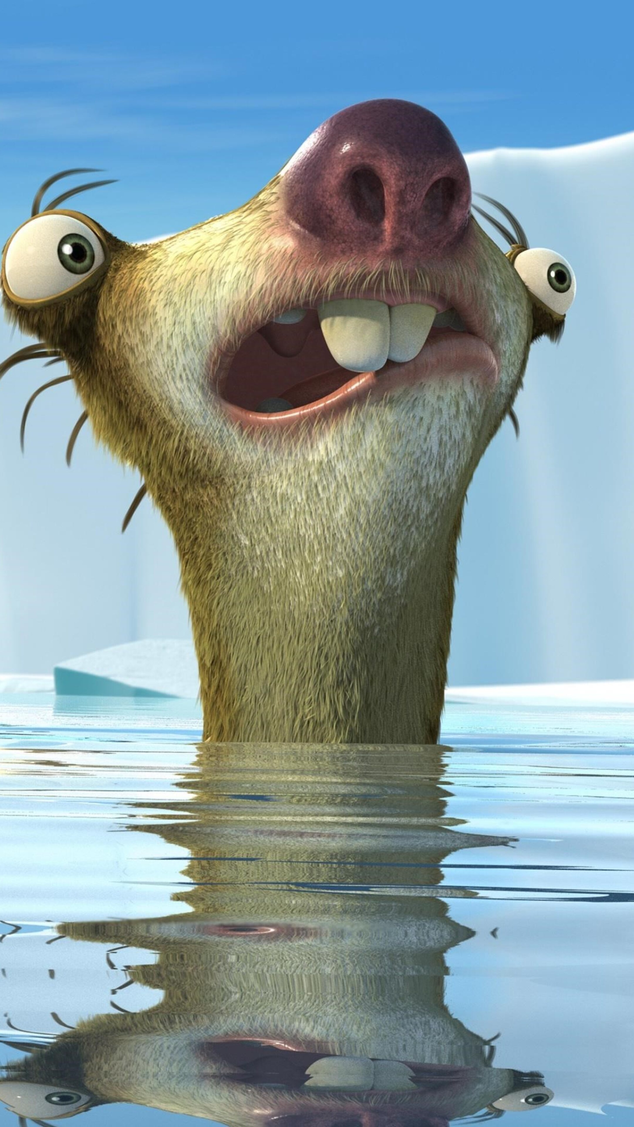 Ice Age 5 Sid Sony Xperia X, XZ, Z5 Premium HD 4k Wallpapers, Images, Backgrounds, Photos and Pictures 2160x3840