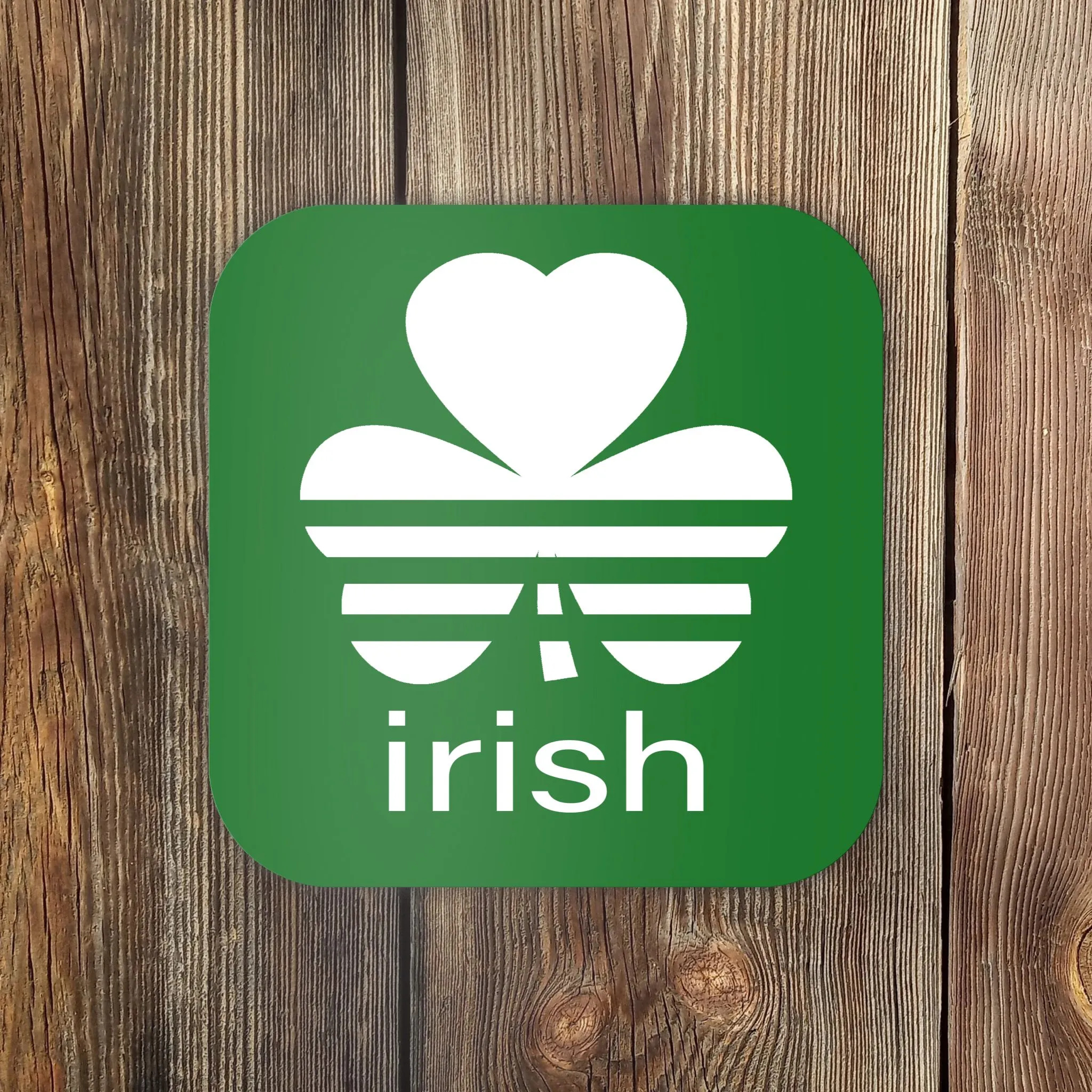 Irish Shamrock, Irish shamrock logo, Iconic coaster, St. Patrick's Day, 2050x2050 HD Phone