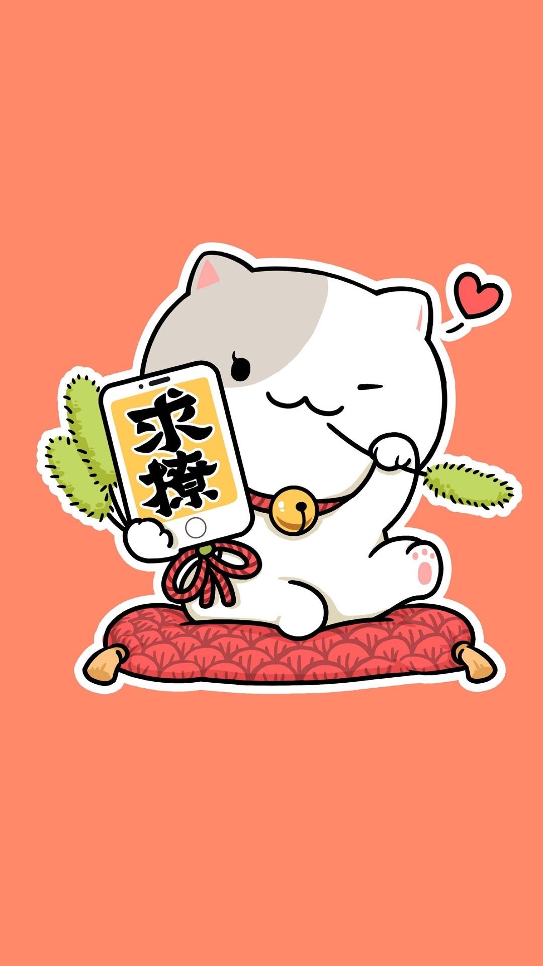 Japanese Lucky Cat, Cultural Symbol, Unique Figurines, Fortune-Bringing Icon, 1080x1920 Full HD Phone