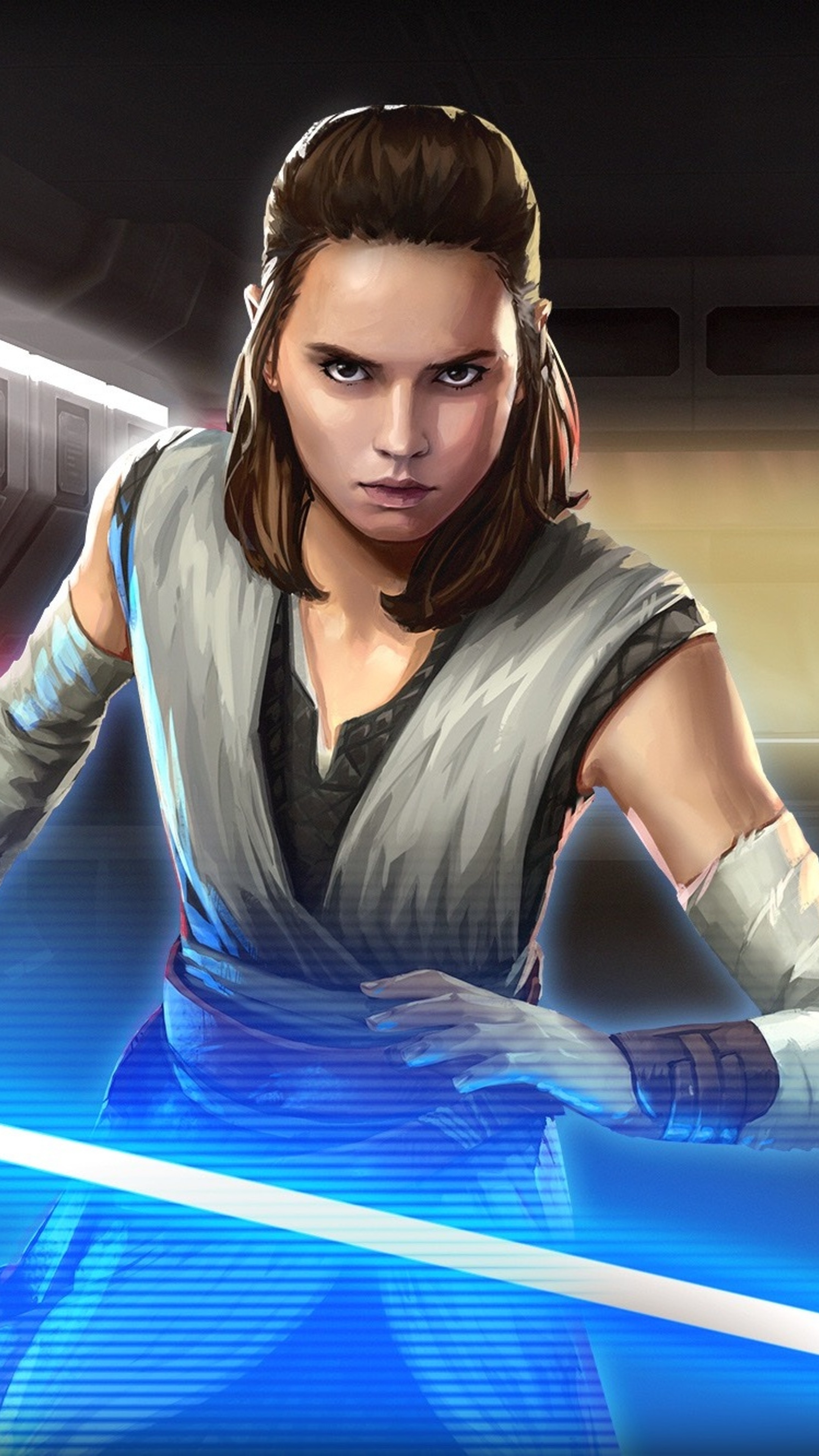 Rey, Galaxy of Heroes, Sony Xperia X, HD wallpapers, 2160x3840 4K Phone