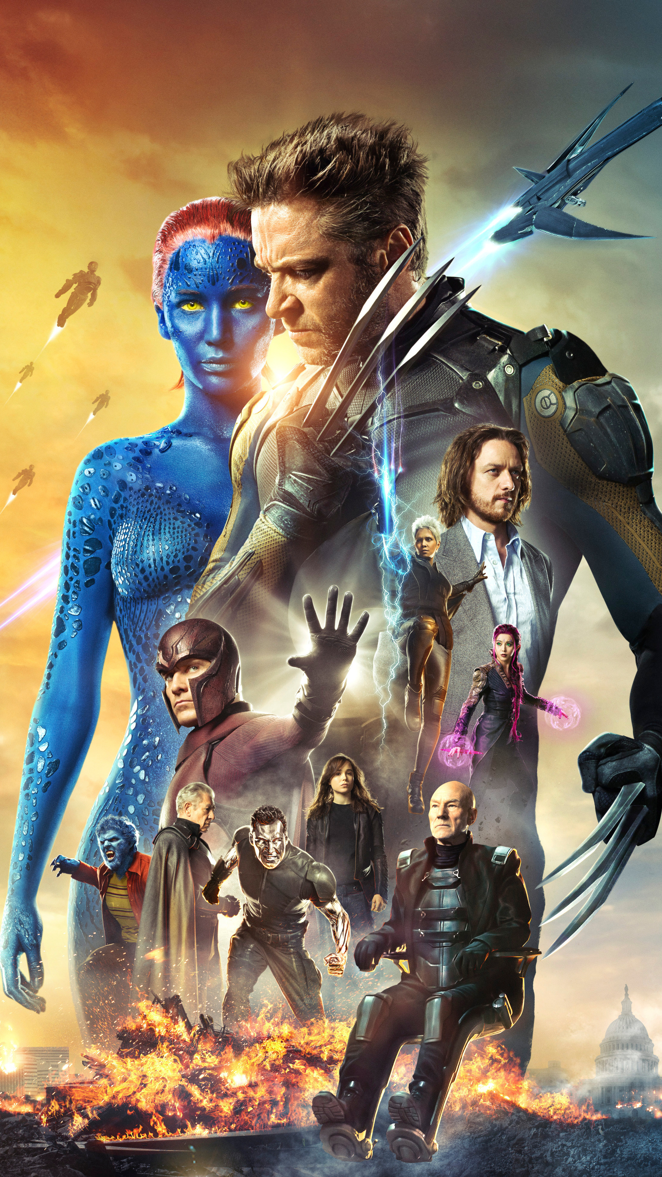 Movie Poster, X Men Days Of Future Past, Sony Xperia,, 2160x3840 4K Handy
