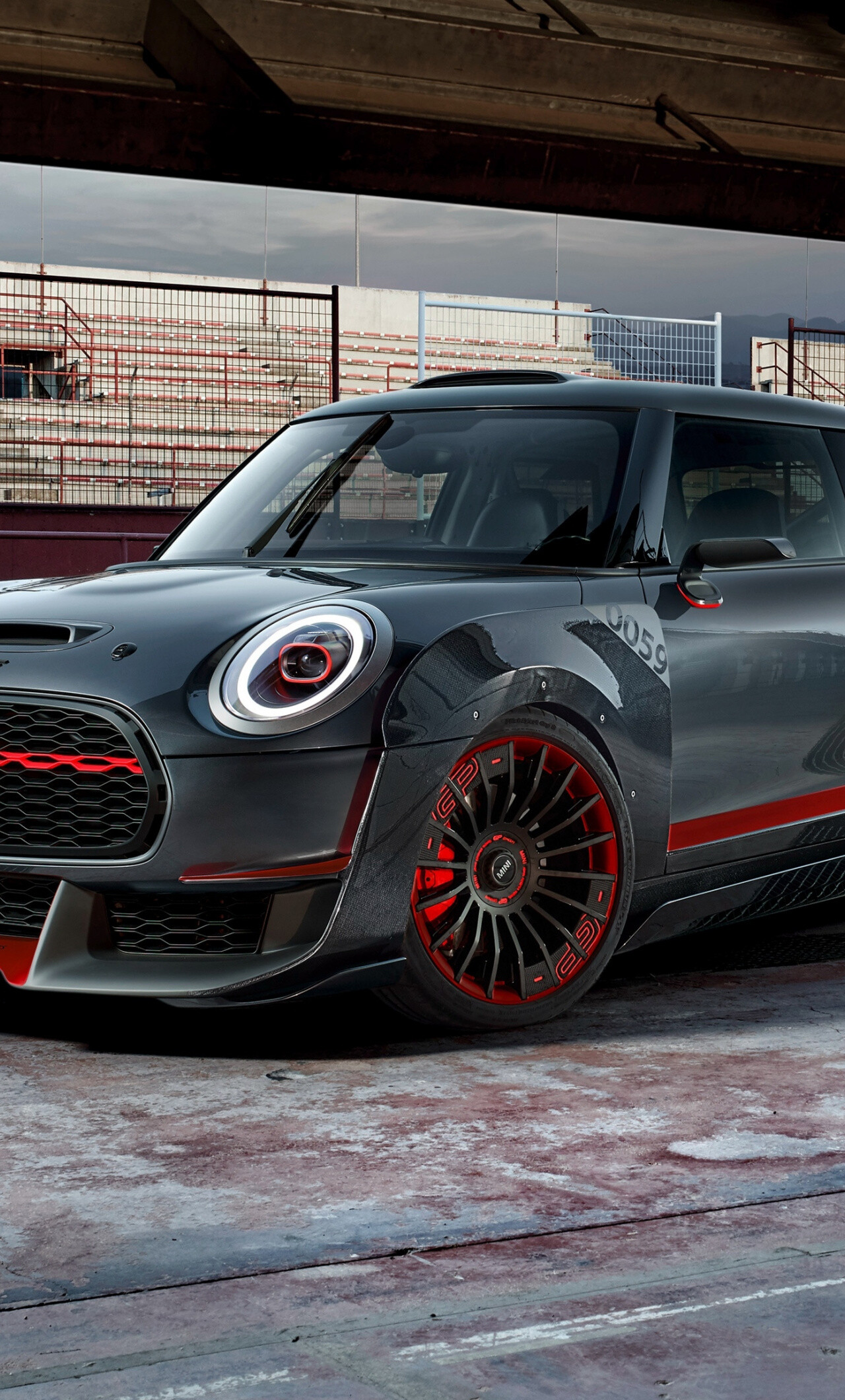 MINI Cooper: The original two-door model was produced from 1959 until 2000. 1280x2120 HD Wallpaper.