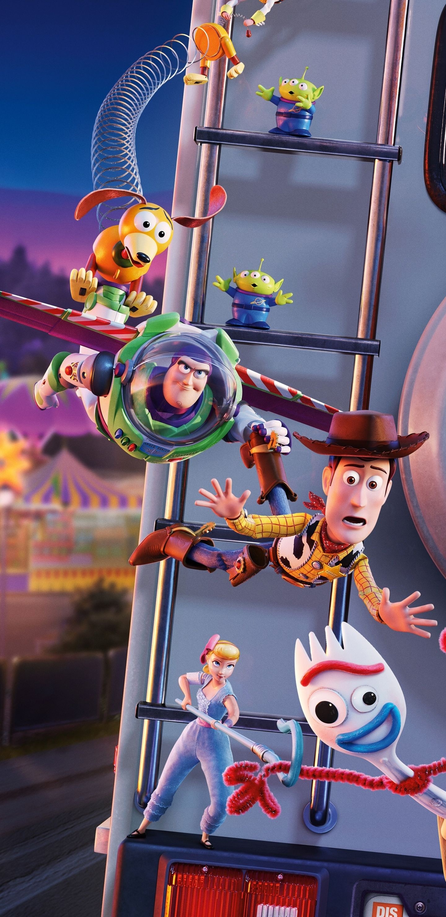 Toy Story 4 4K wallpaper, Samantha Cunningham, Stunning visuals, Pixar animation, 1440x2960 HD Handy