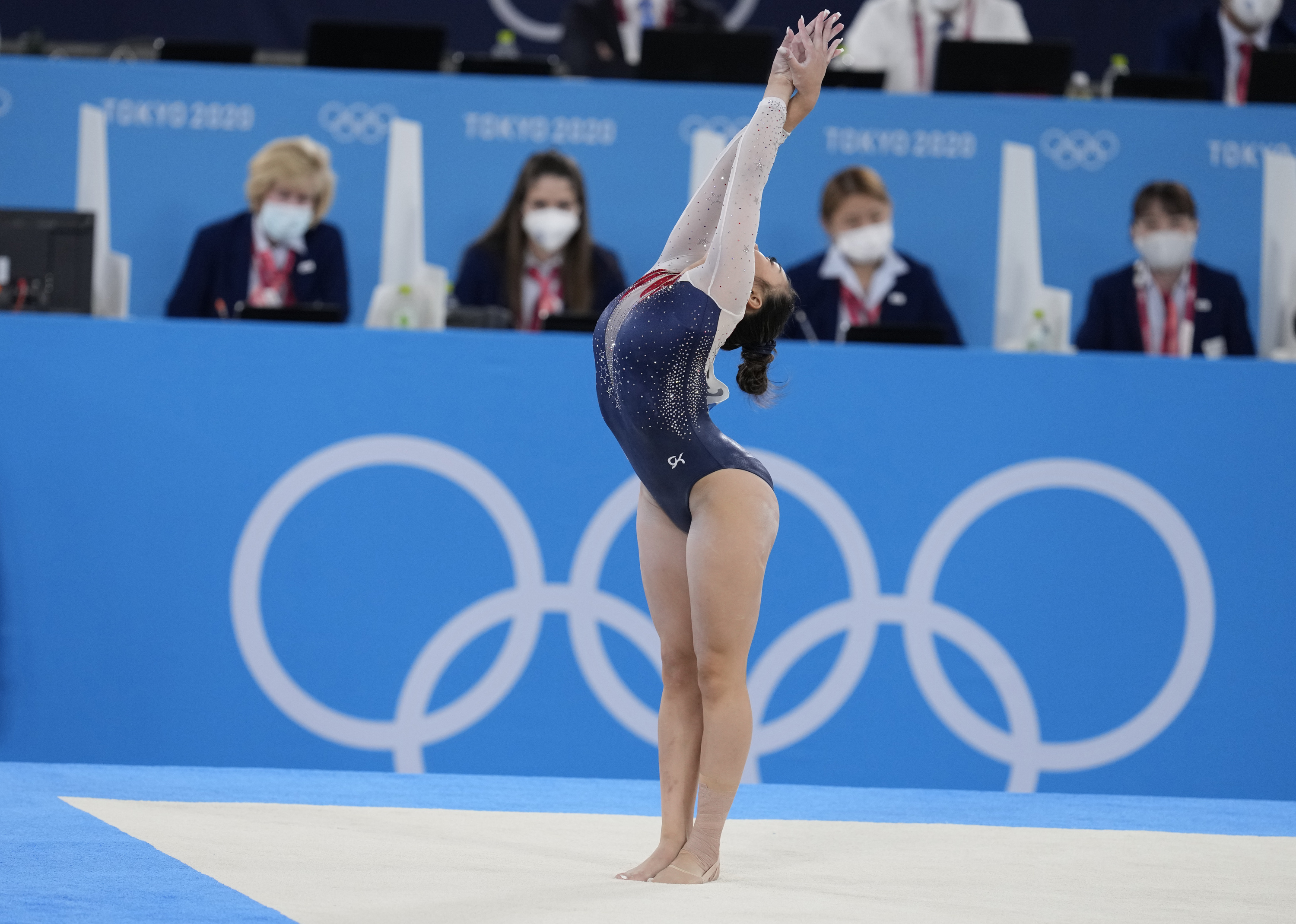 Floor (Gymnastics): Sunisa Lee, The 2020 Olympic all-around champion and uneven bars bronze medalist. 3000x2140 HD Wallpaper.