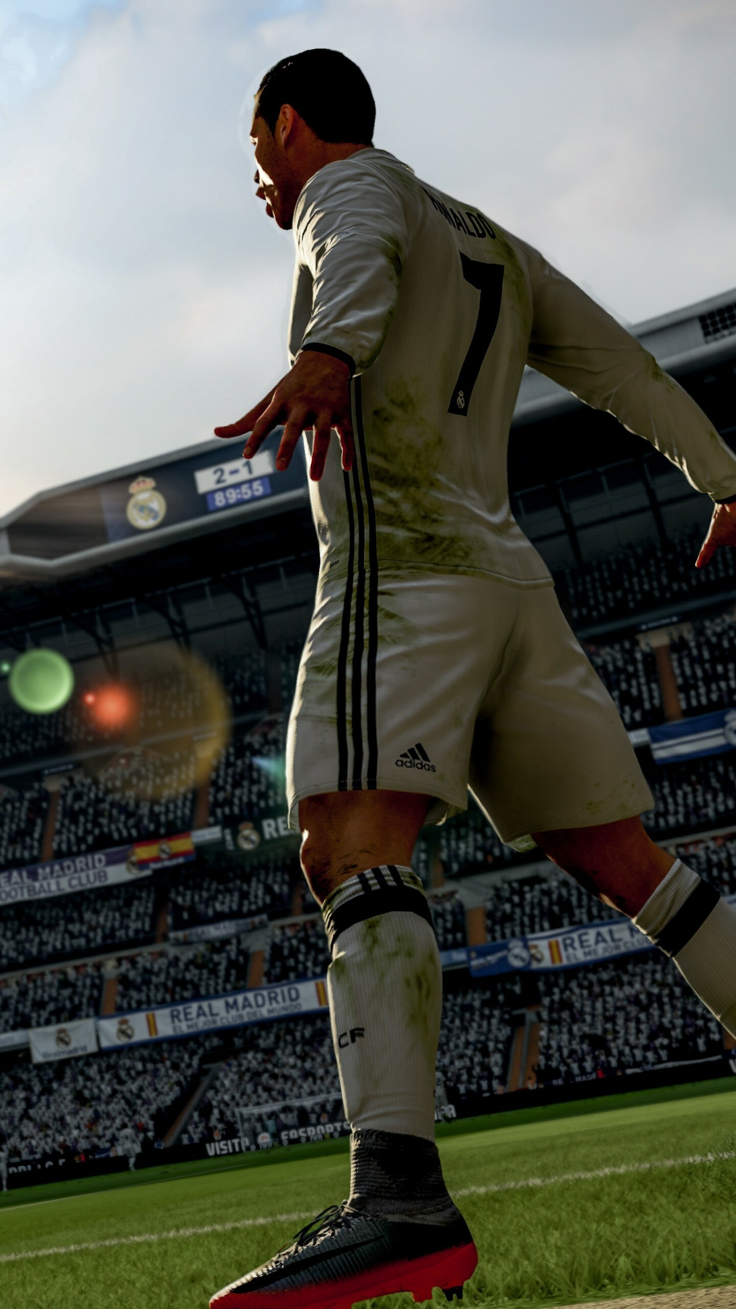 FIFA: A soccer simulation that lets fans of the game play as their favorite players and teams. 1440x2560 HD Background.